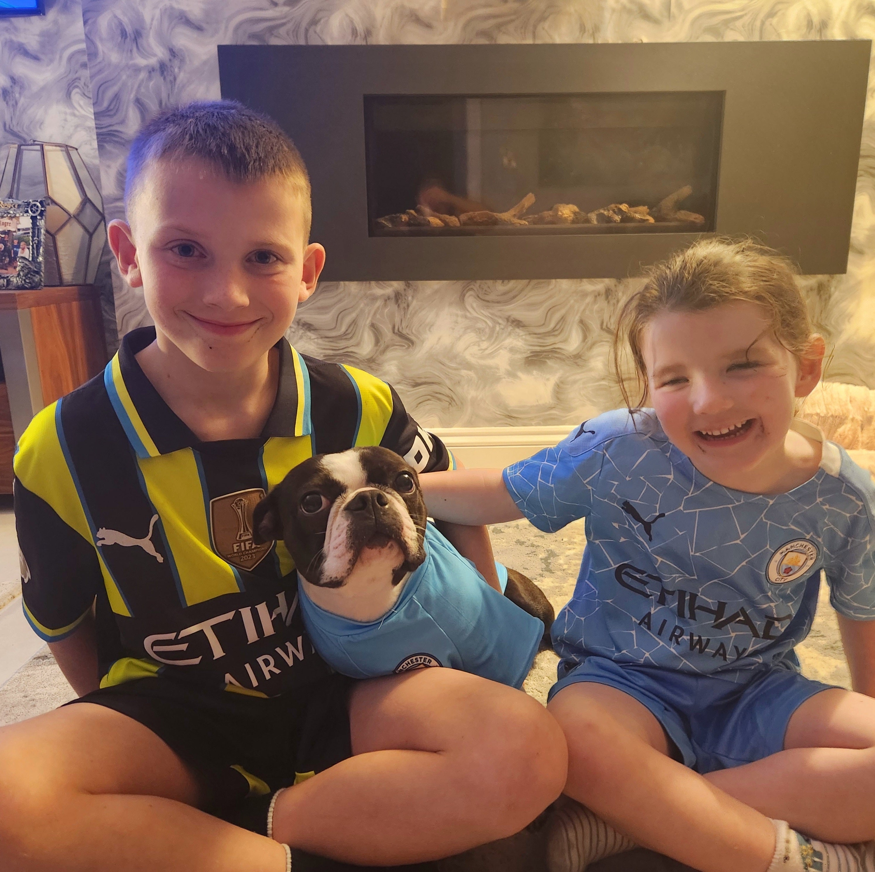 Personalized Man City Dog Shirt