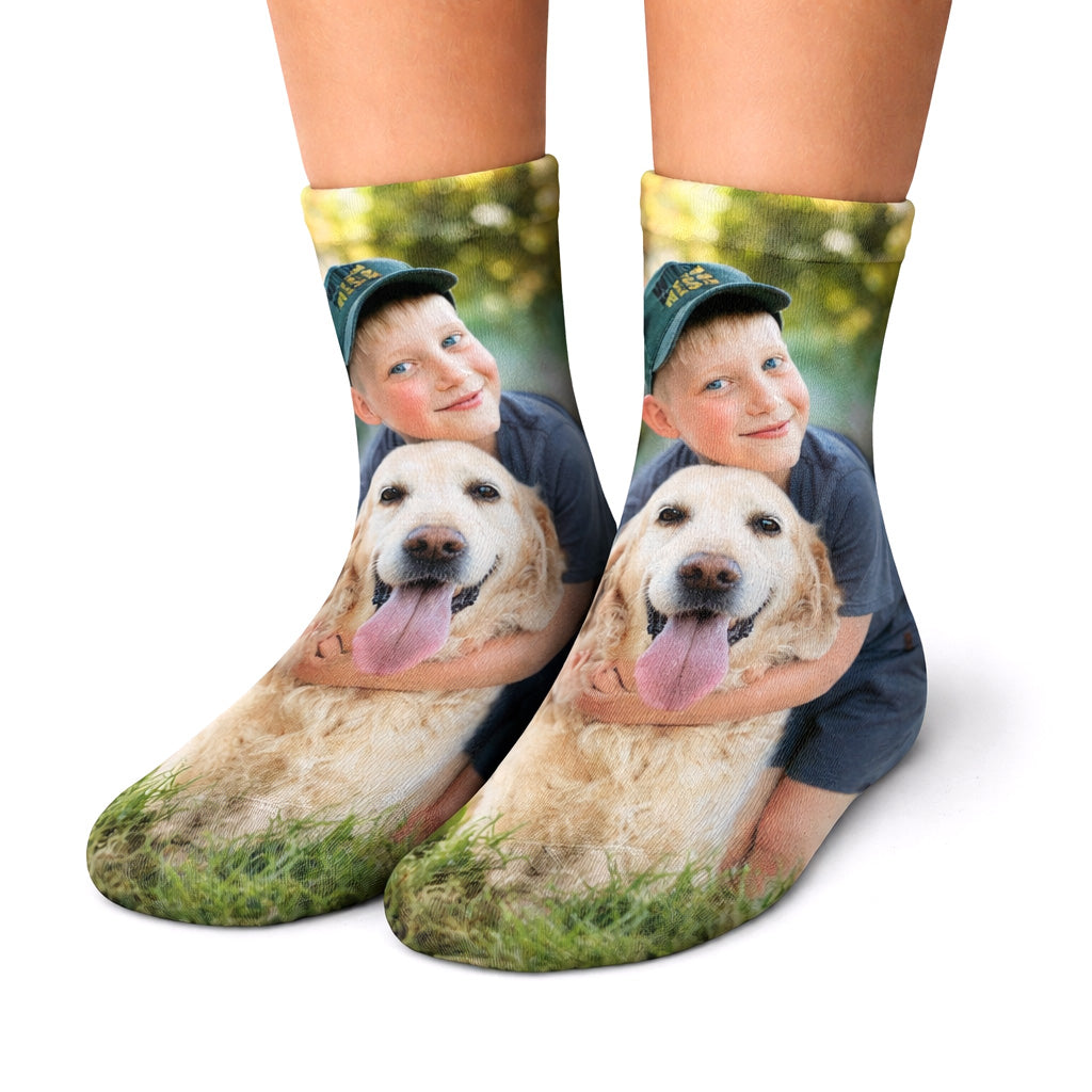Full Photo Personalized Kids Socks