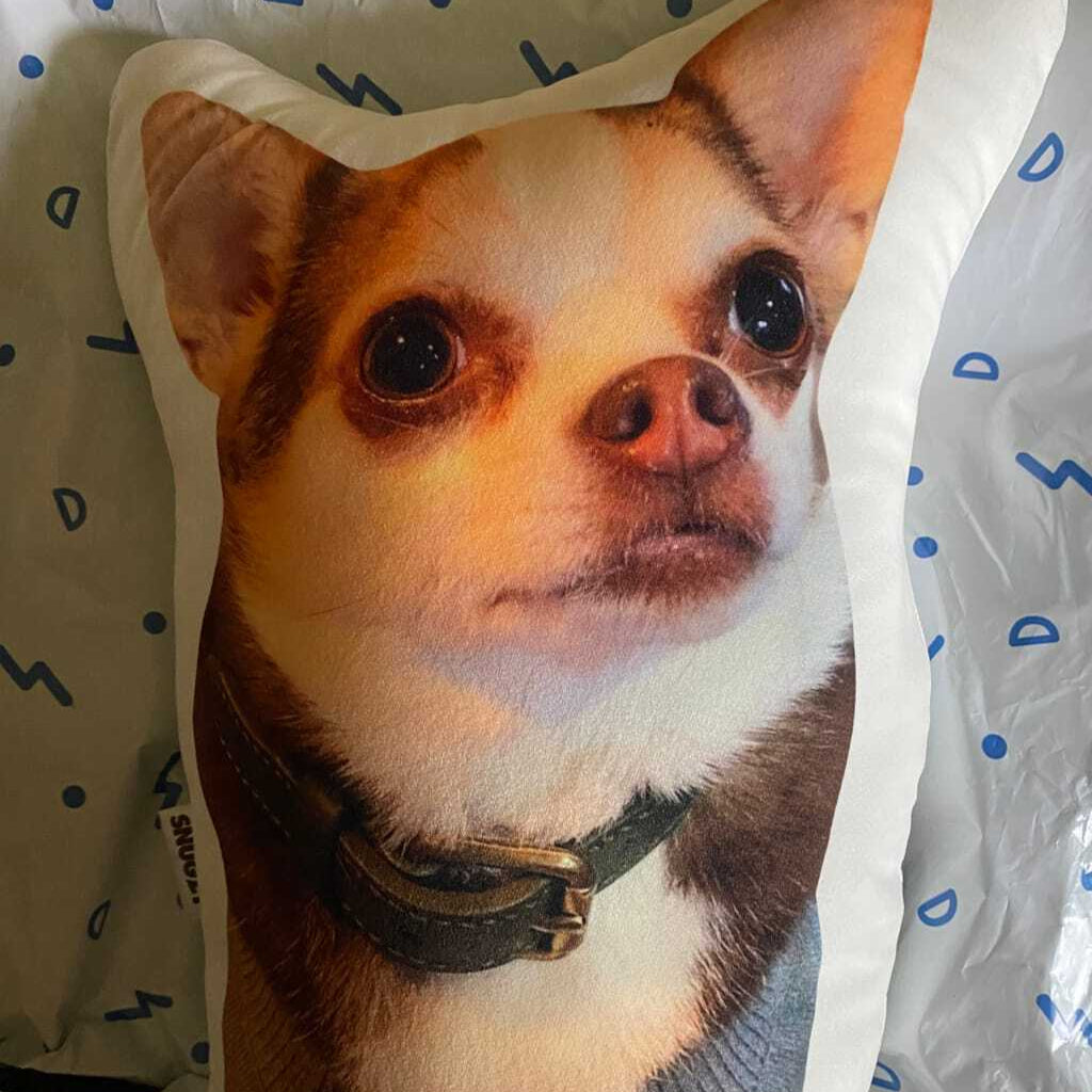 Dog Photo Shaped Pillow