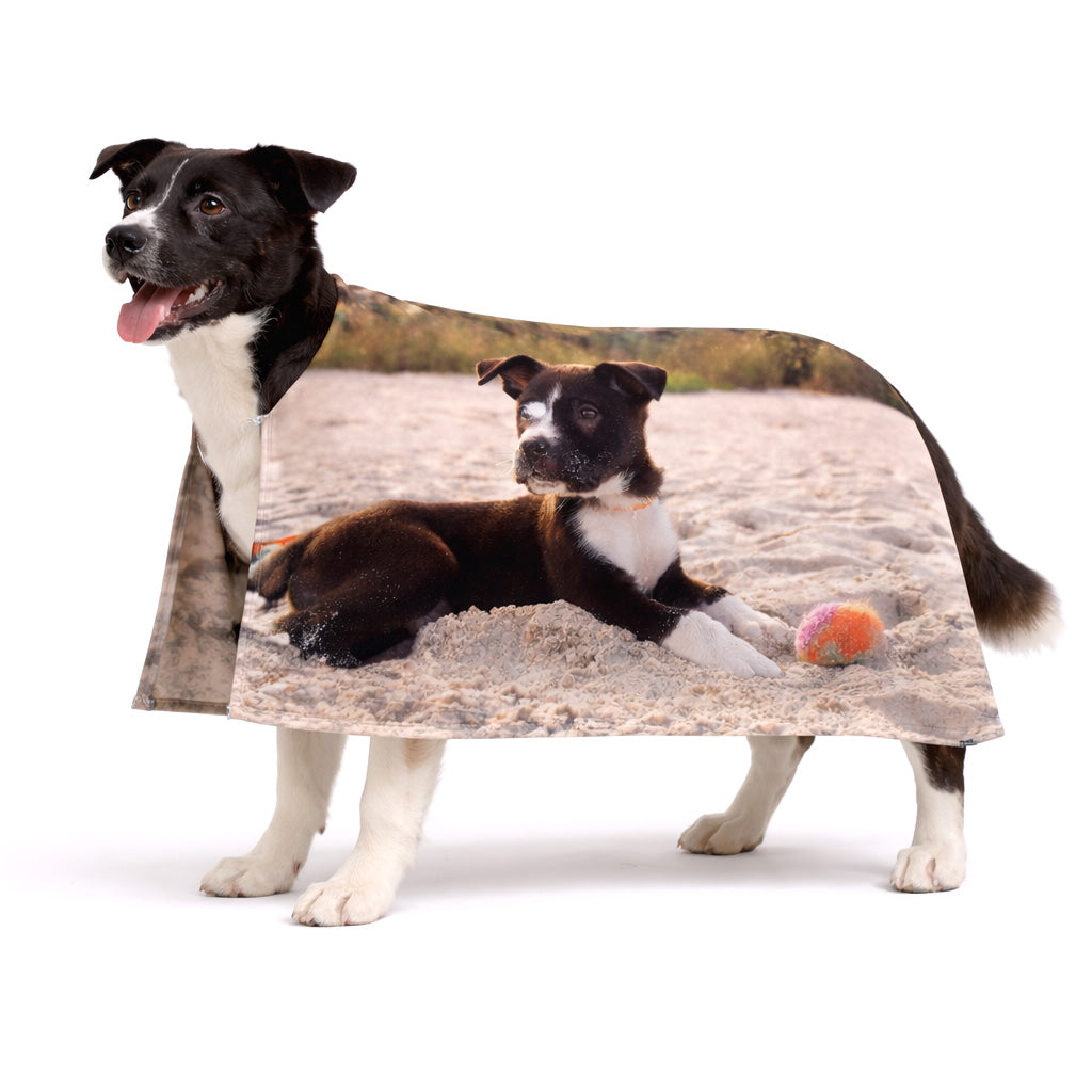 All Over Full Photo Personalized Dog Towel