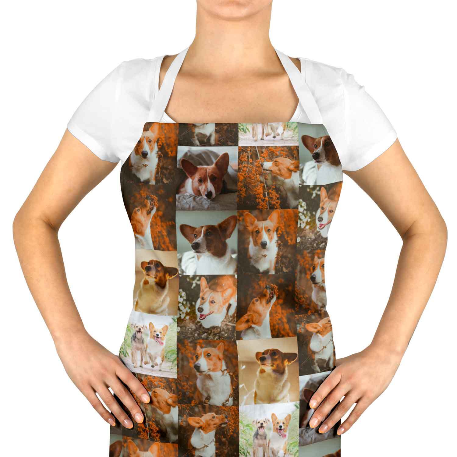 Your Dog Photo Collage Apron