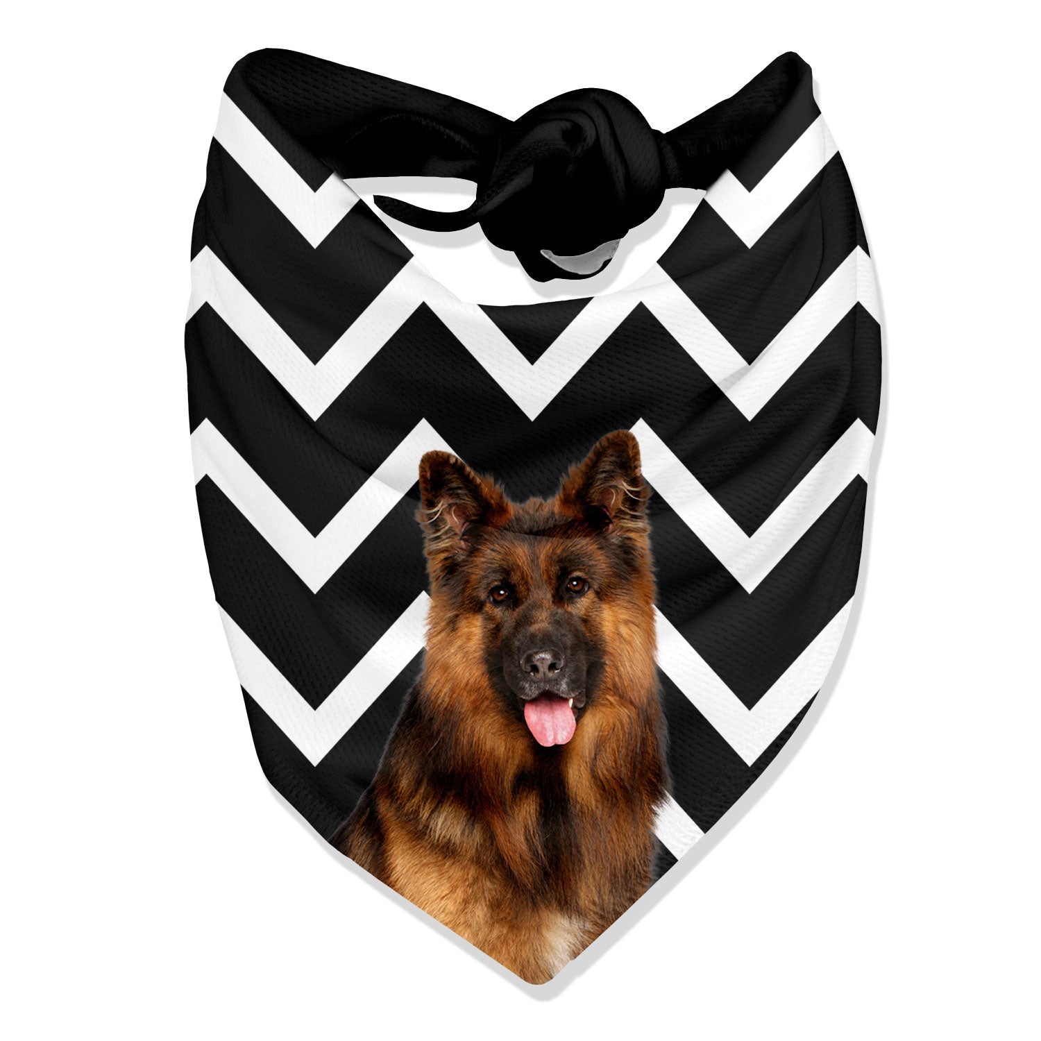 Zigzag Personalized Dog Bandana