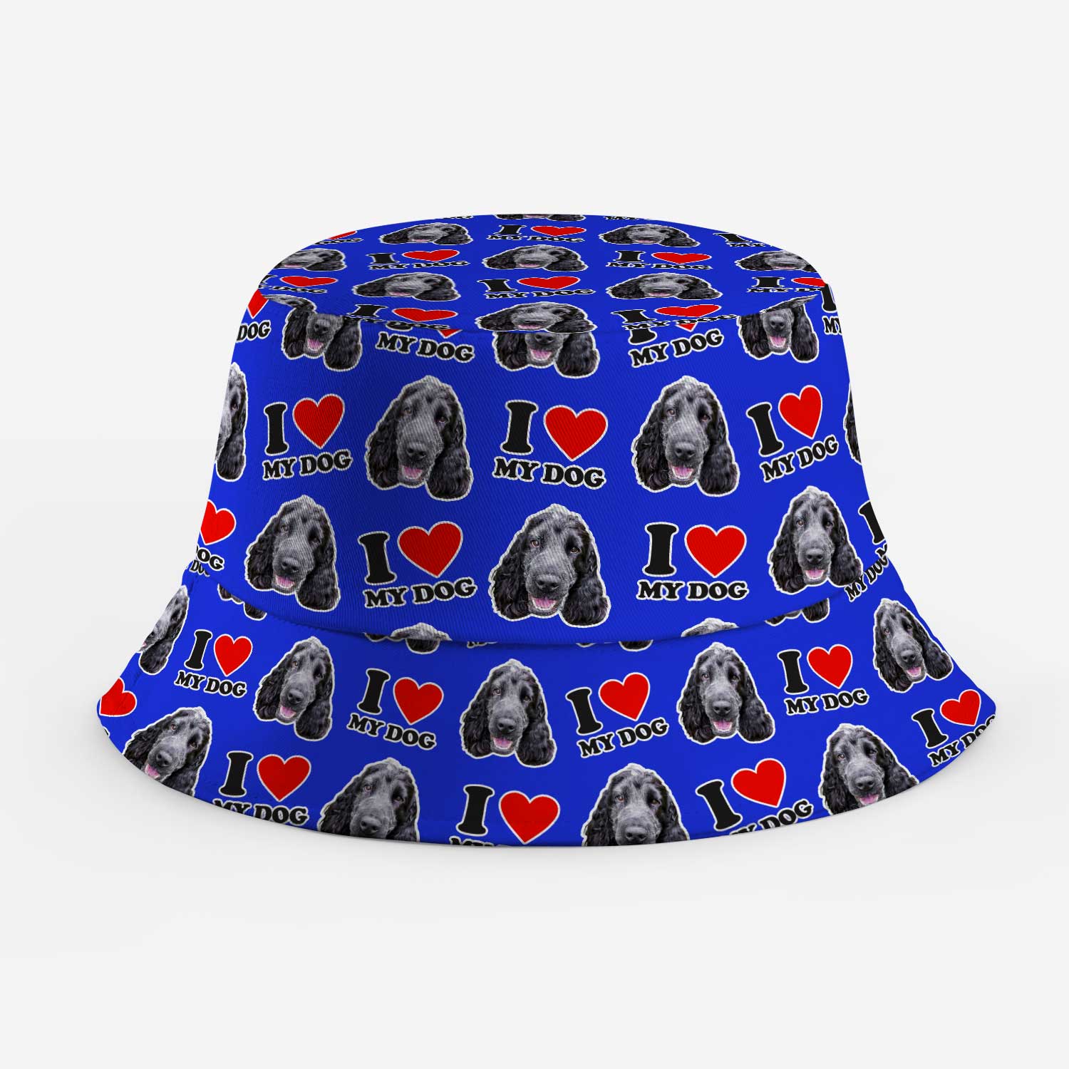 I Heart My Dog Custom Bucket Hat