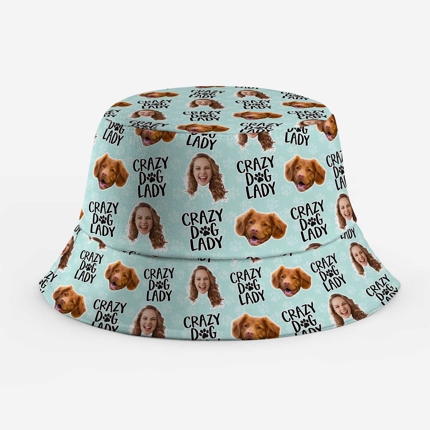 Crazy Dog Lady Custom Bucket Hat