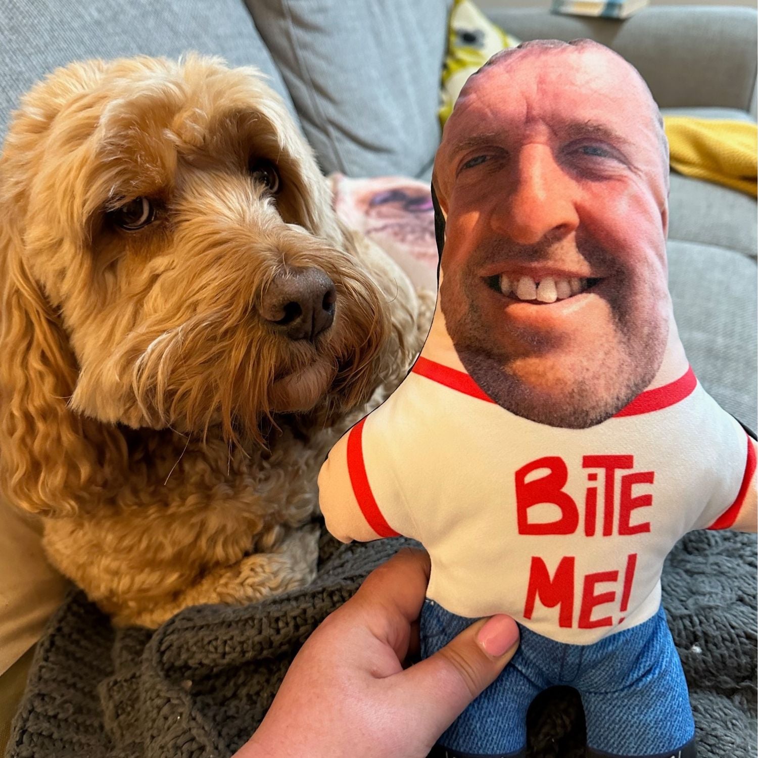 Bite Me personalized Dog Toy