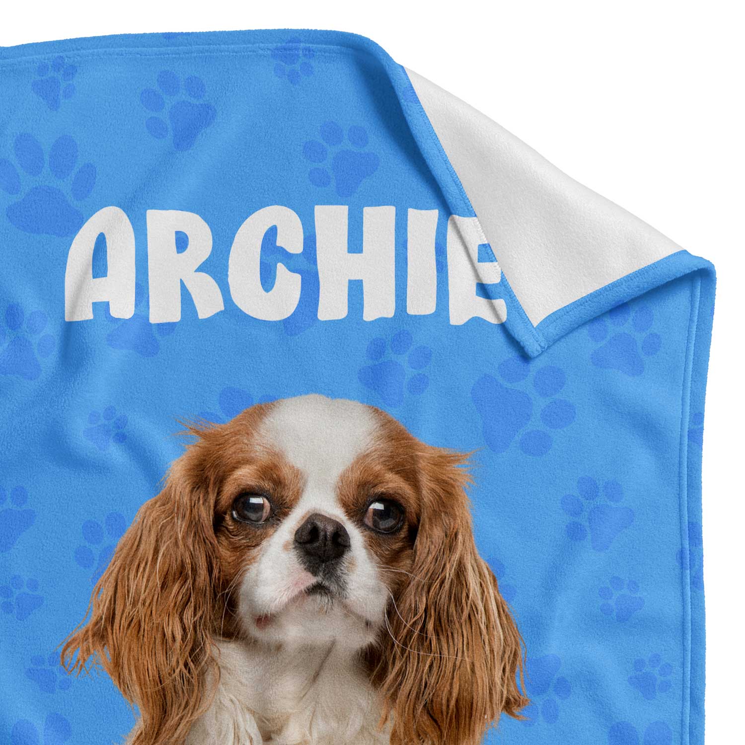 personalized blanket with your dogs name and photo