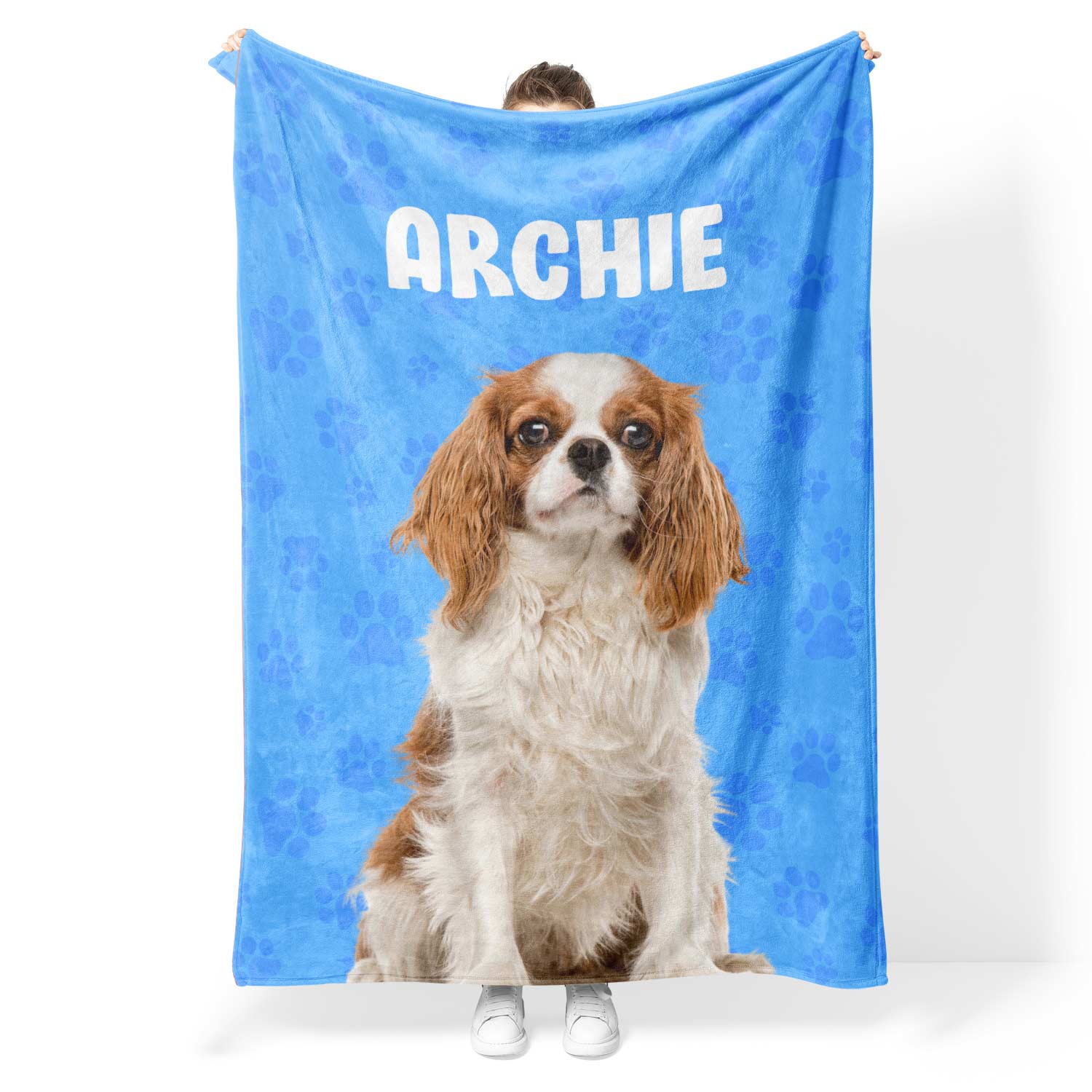 personalized dog blanket with your dogs name