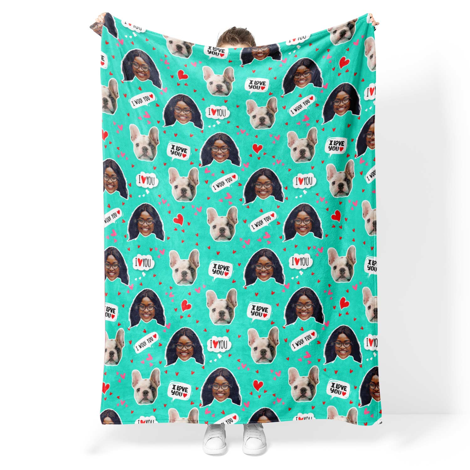 I love You Personalized Blanket