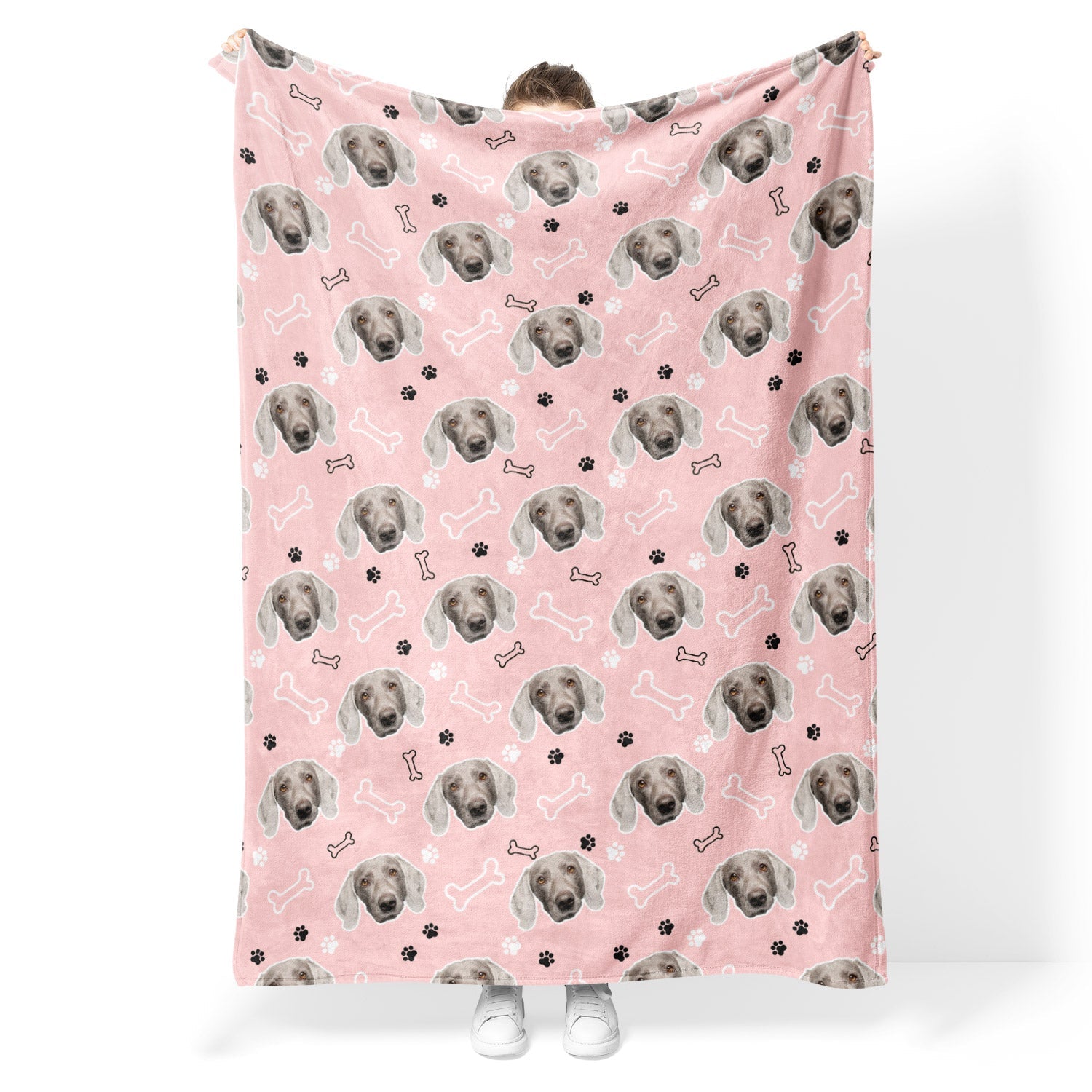 Dogzy Bones Personalized Blanket
