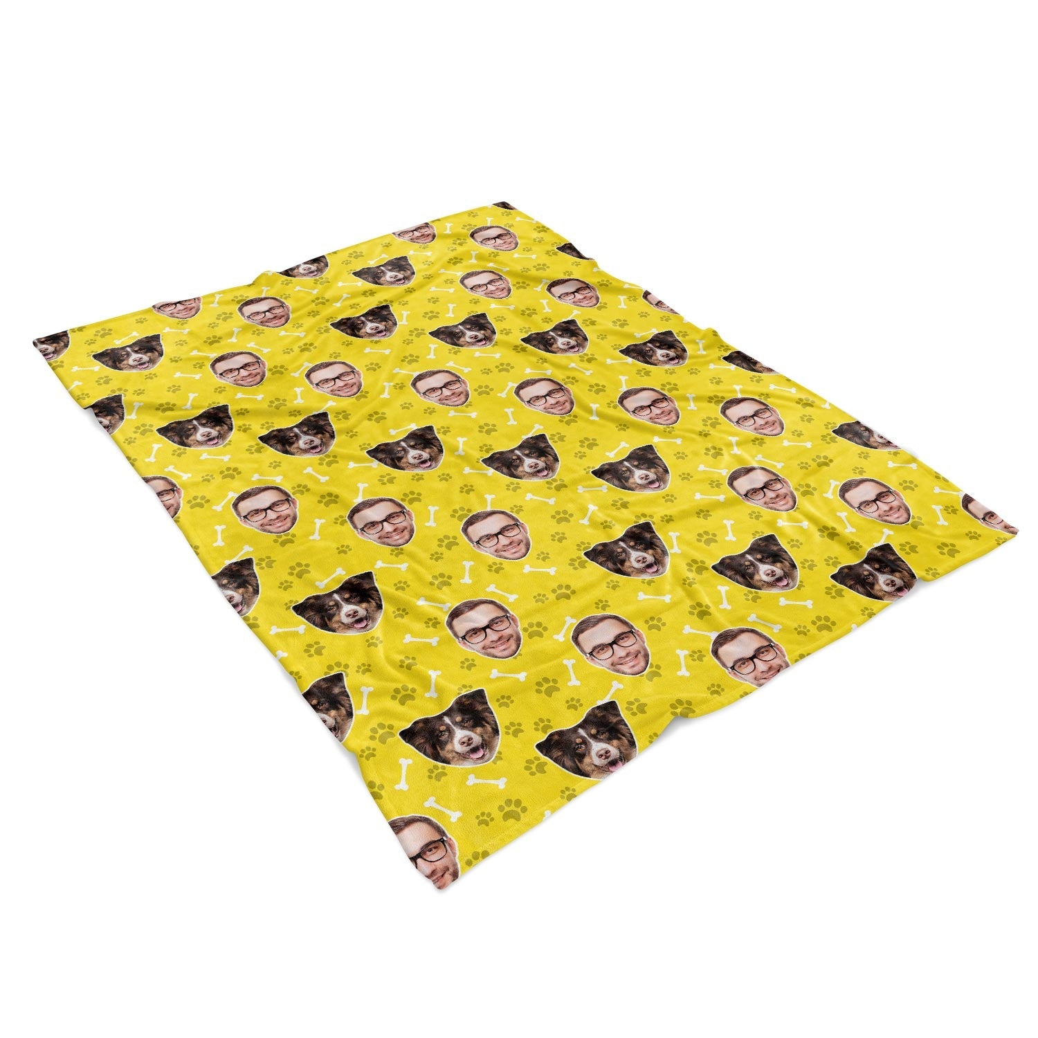 Dog & Owner Personalized Blanket