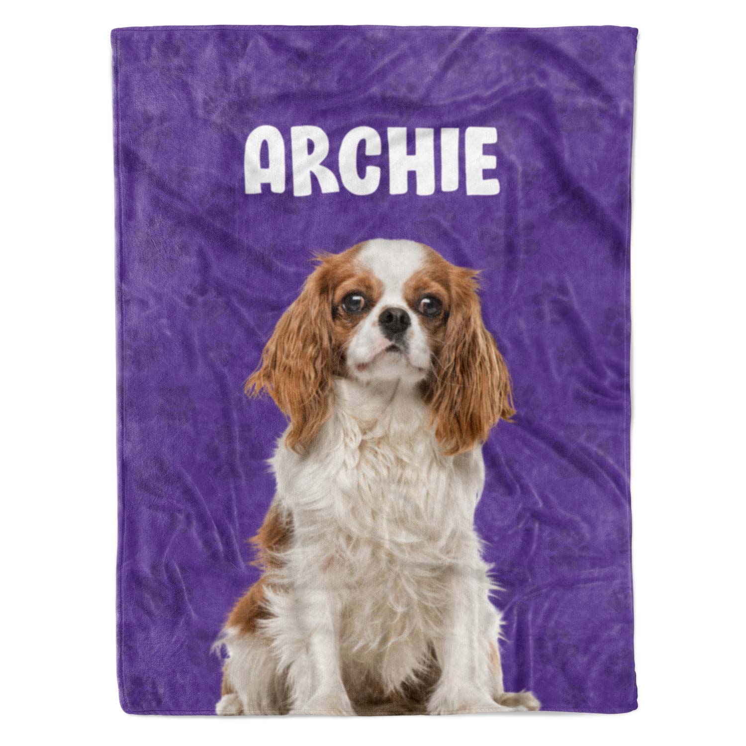 Dog Name Personalized Blanket