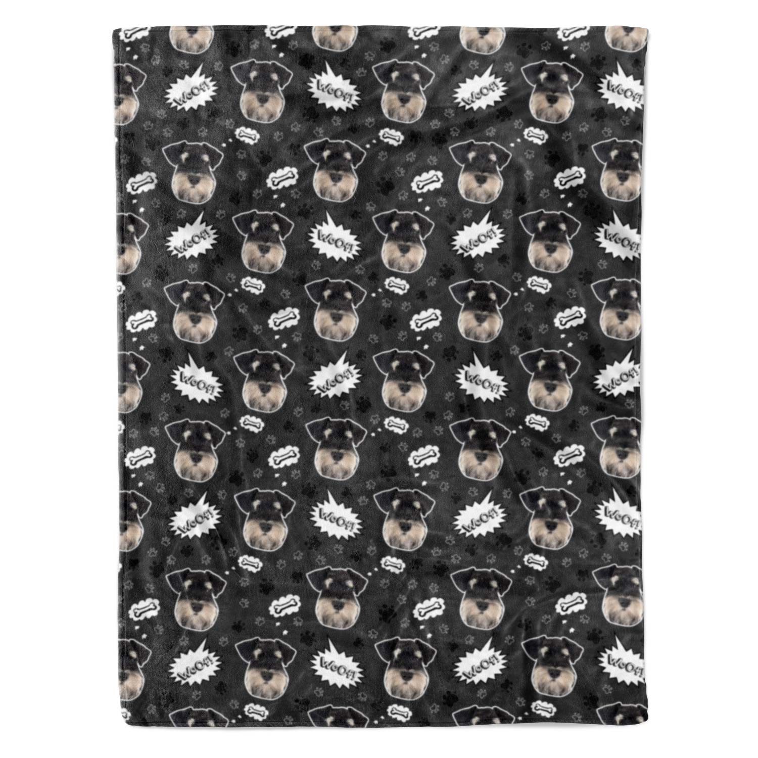 Woof Dog Personalized Blanket