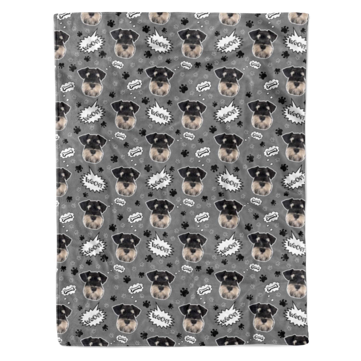 Woof Dog Personalized Blanket