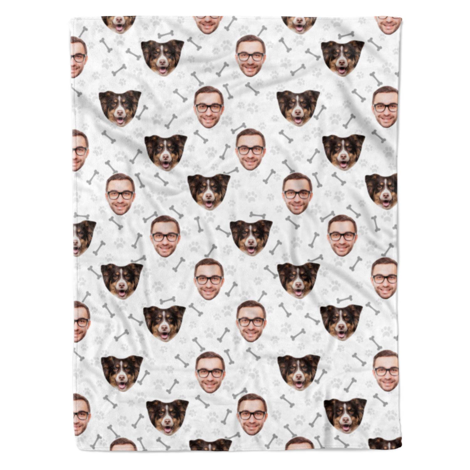 Dog & Owner Personalized Blanket