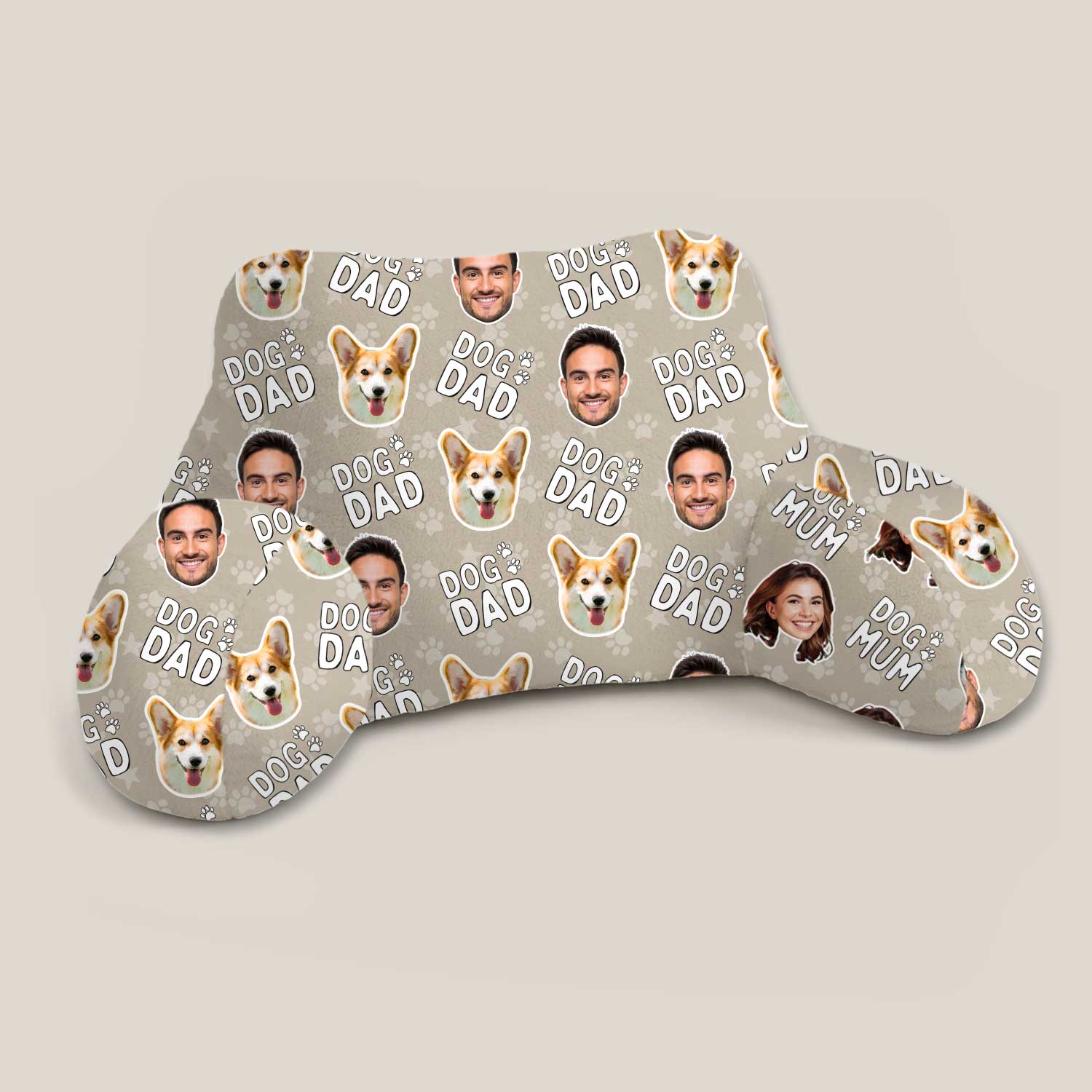 Personalised Dog Dad Cuddle Cushion