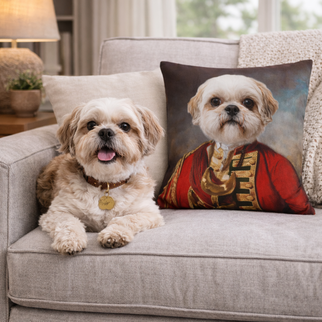 Dog Royal Regiment Cushion