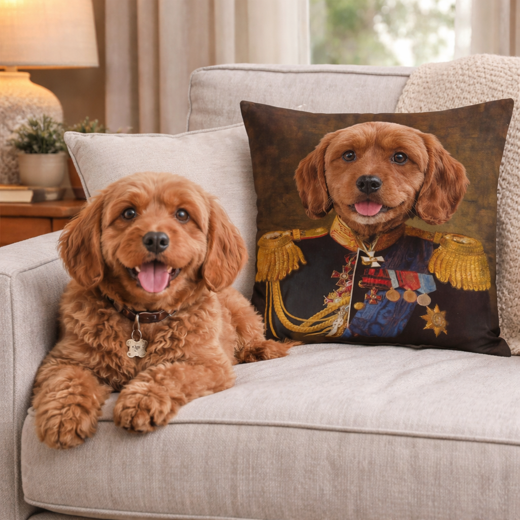 Dog Admiral Cushion