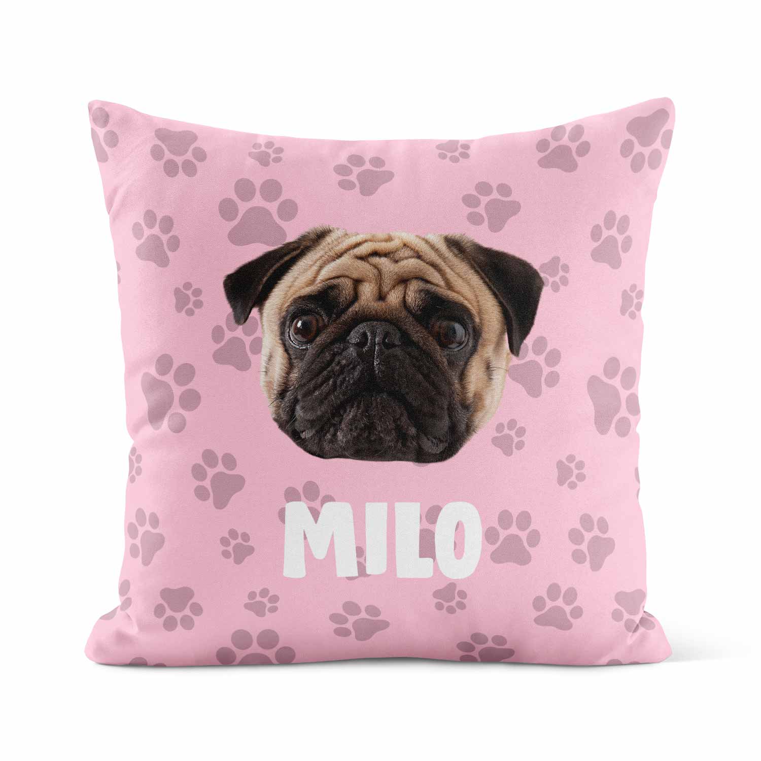 Your Dog Name & Face Custom Cushion
