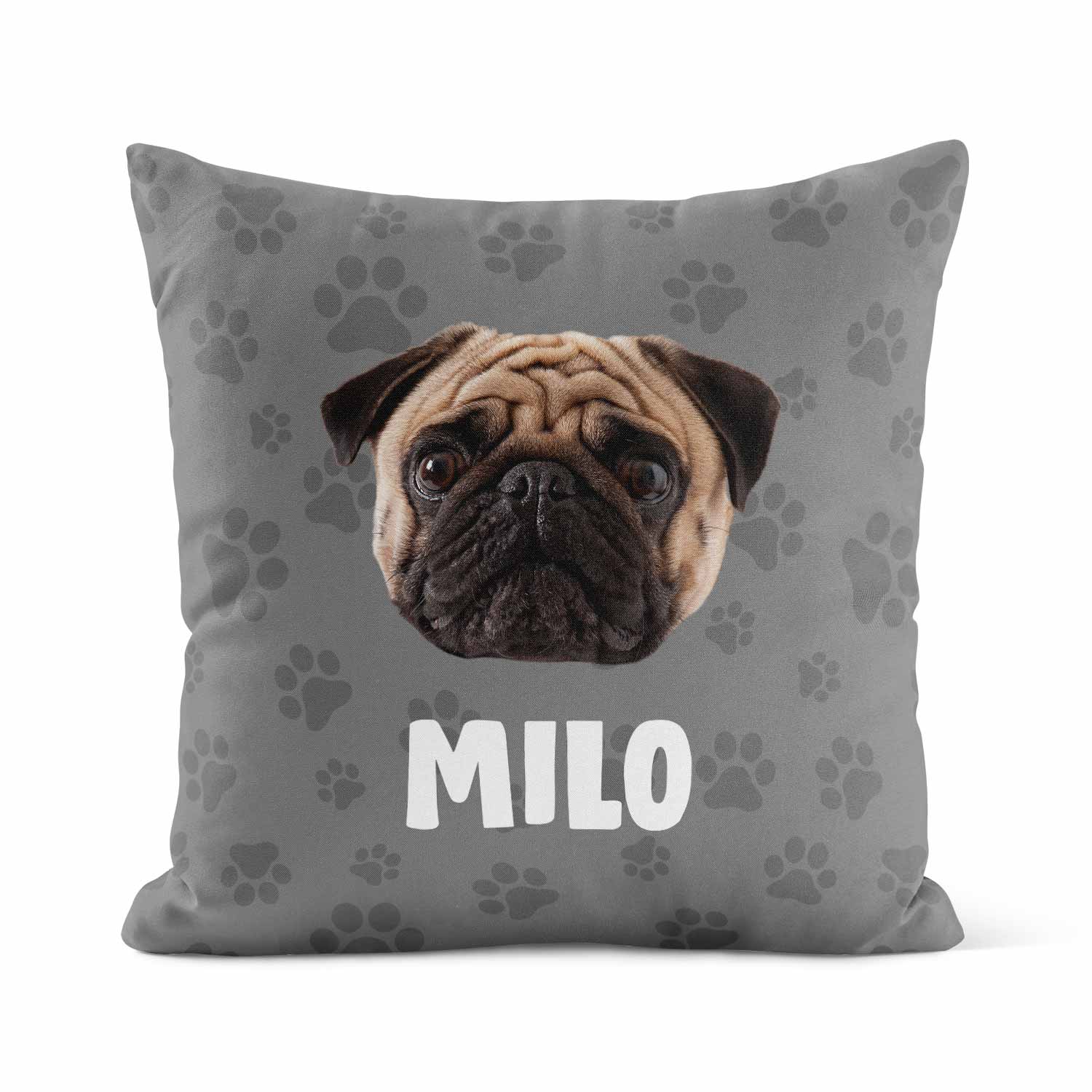 Your Dog Name & Face Custom Cushion