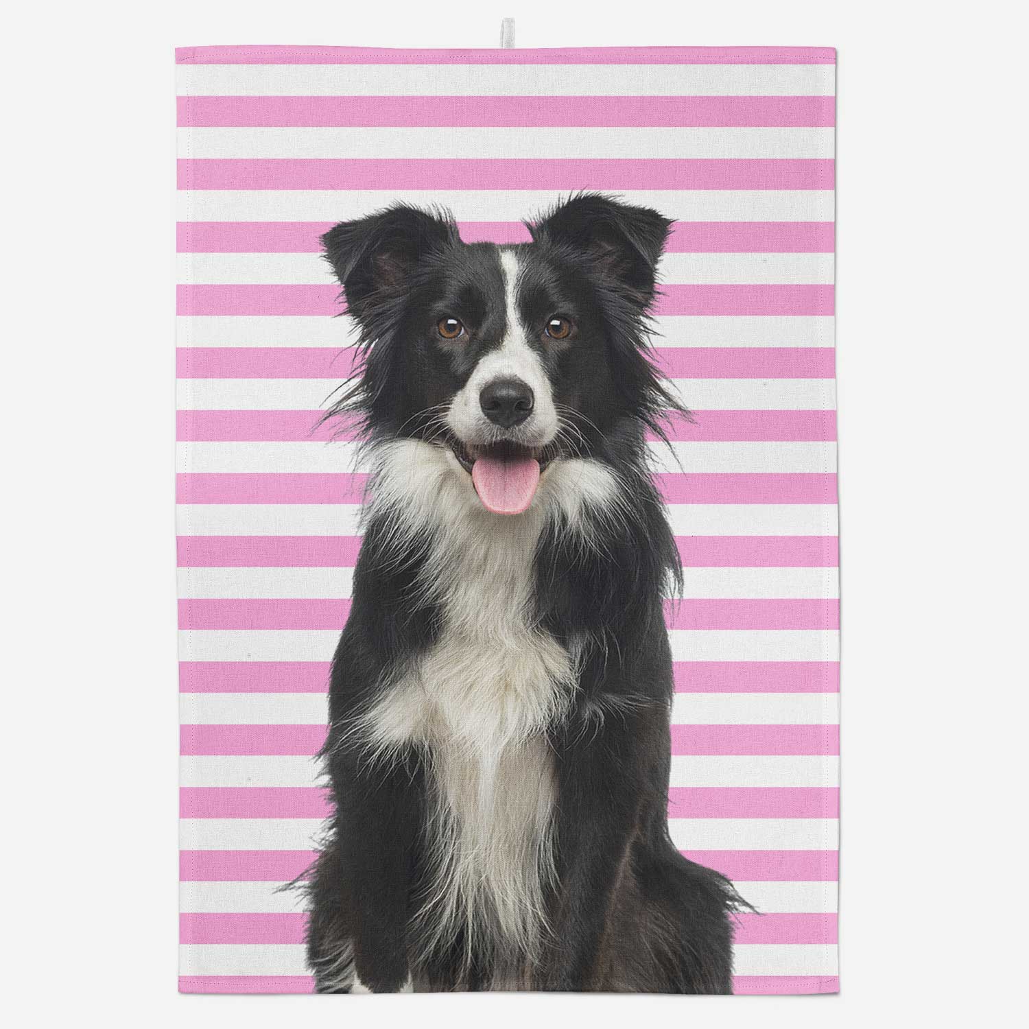 Your Dog Stripes Dish Towel