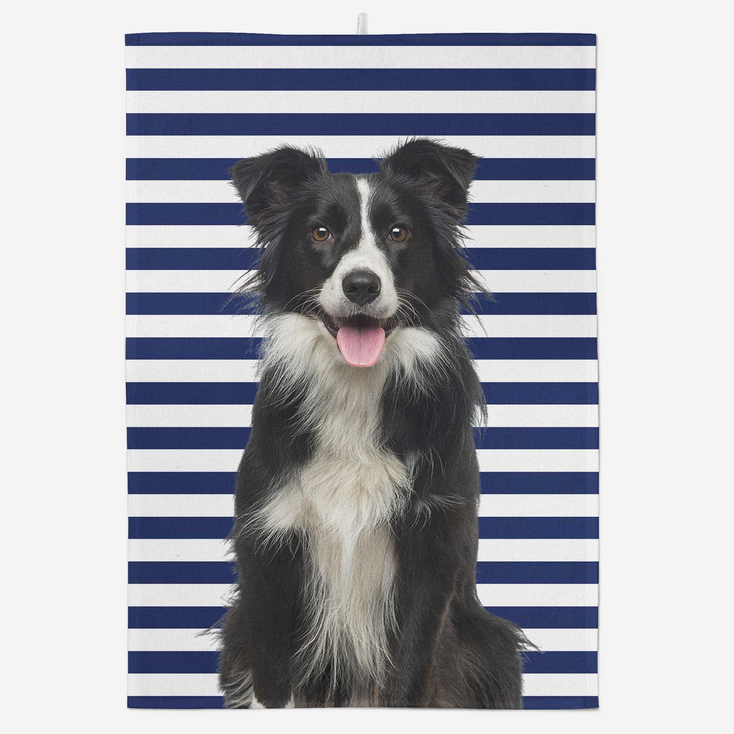 Your Dog Stripes Dish Towel