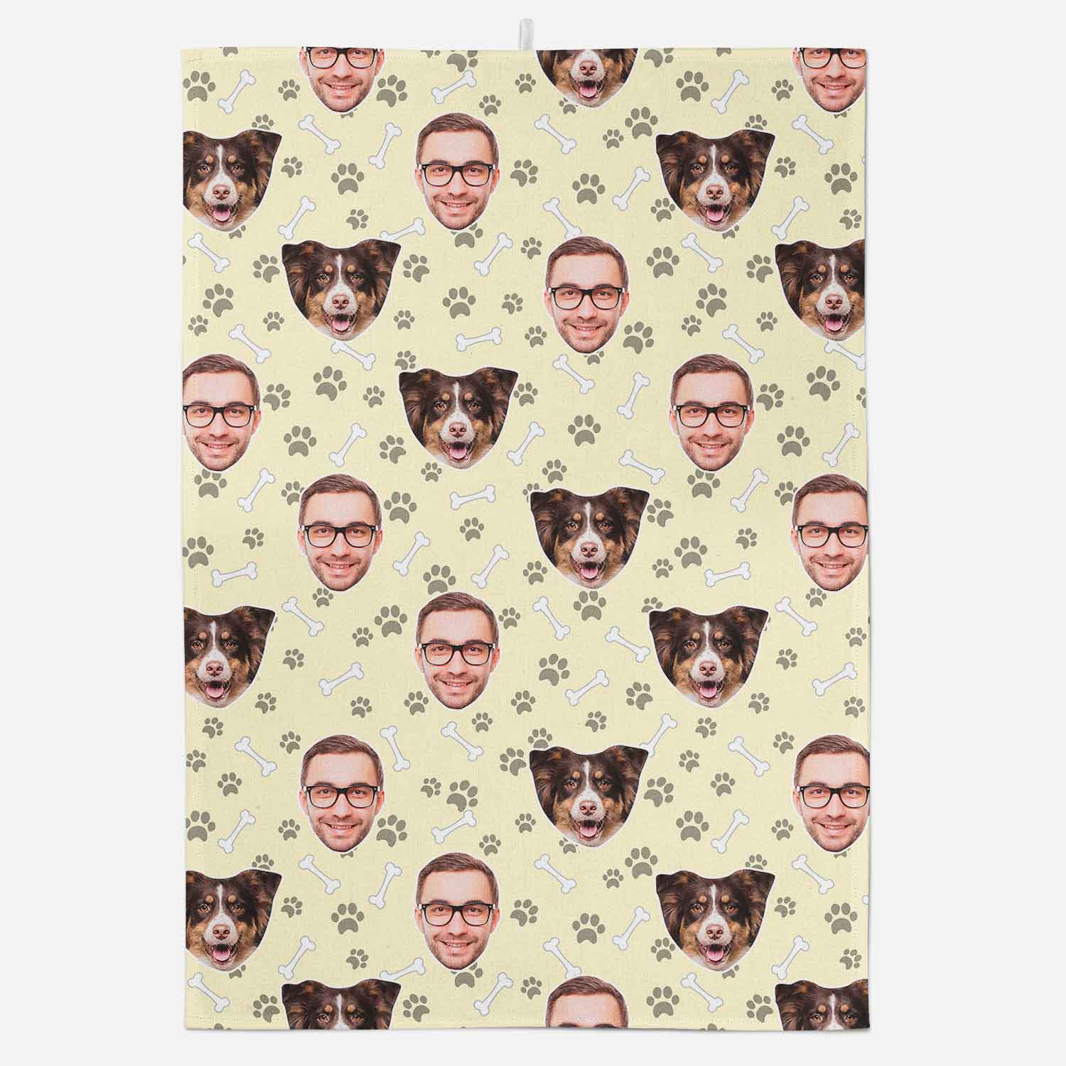 Your Dog & You Personalized Dish Towel