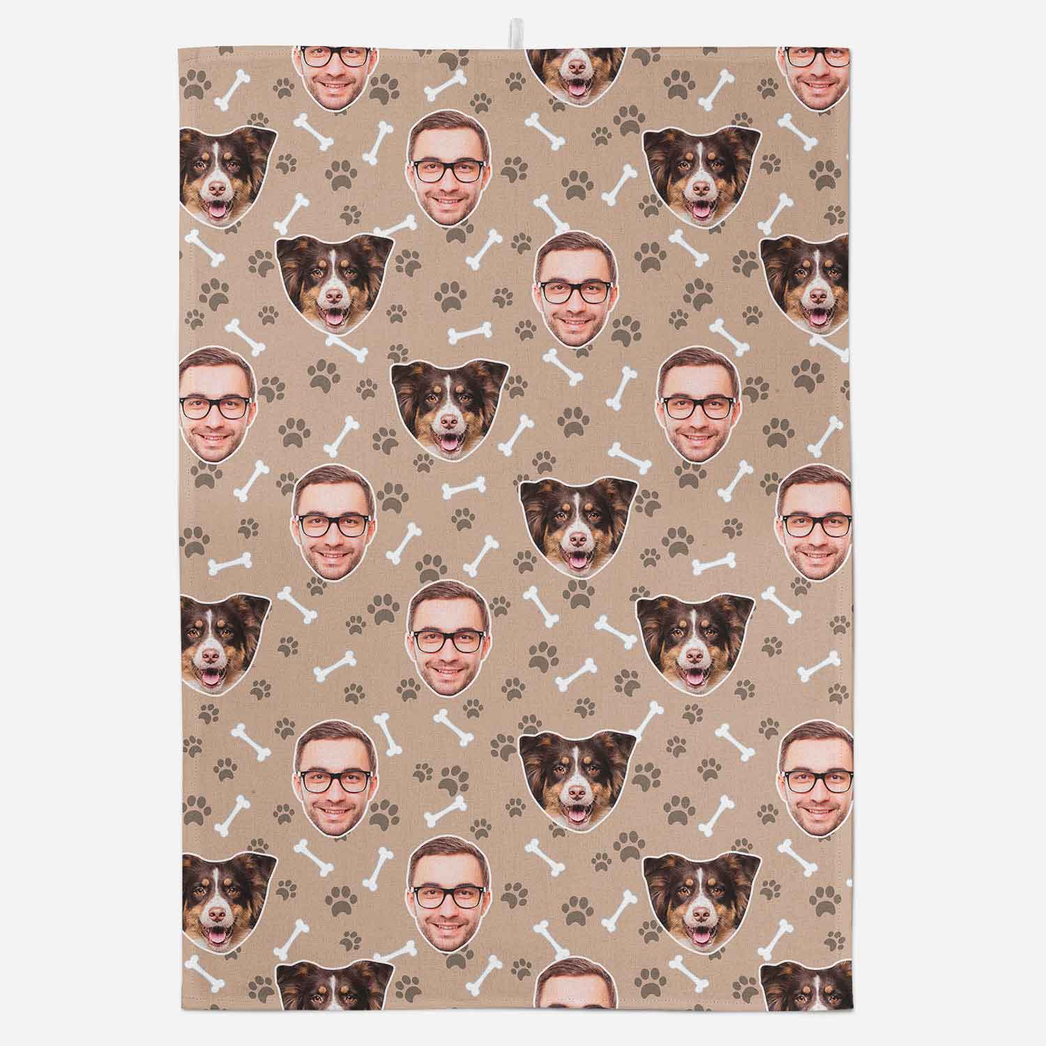 Your Dog & You Personalized Dish Towel