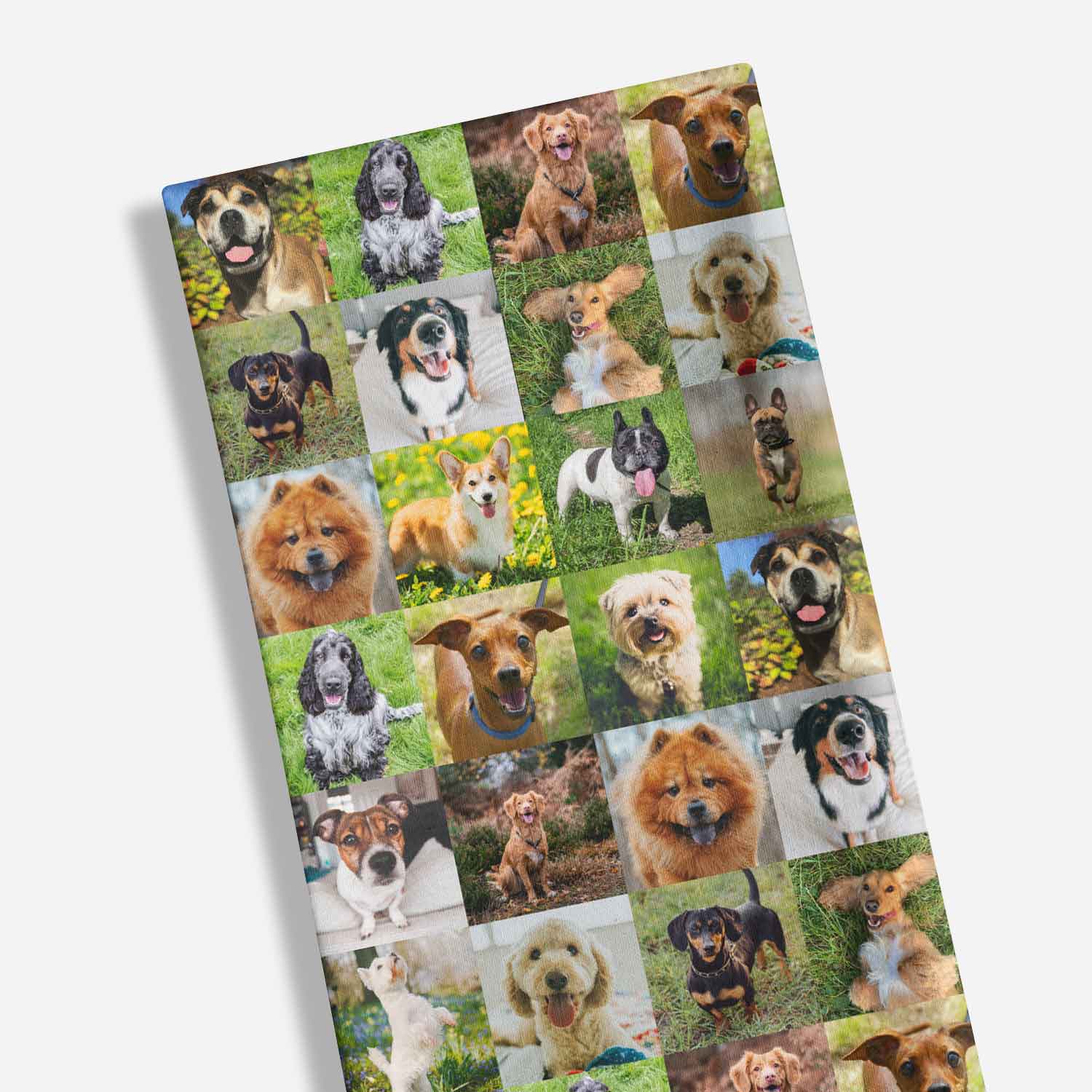 Dog Photo Collage Personalized Dish Towel