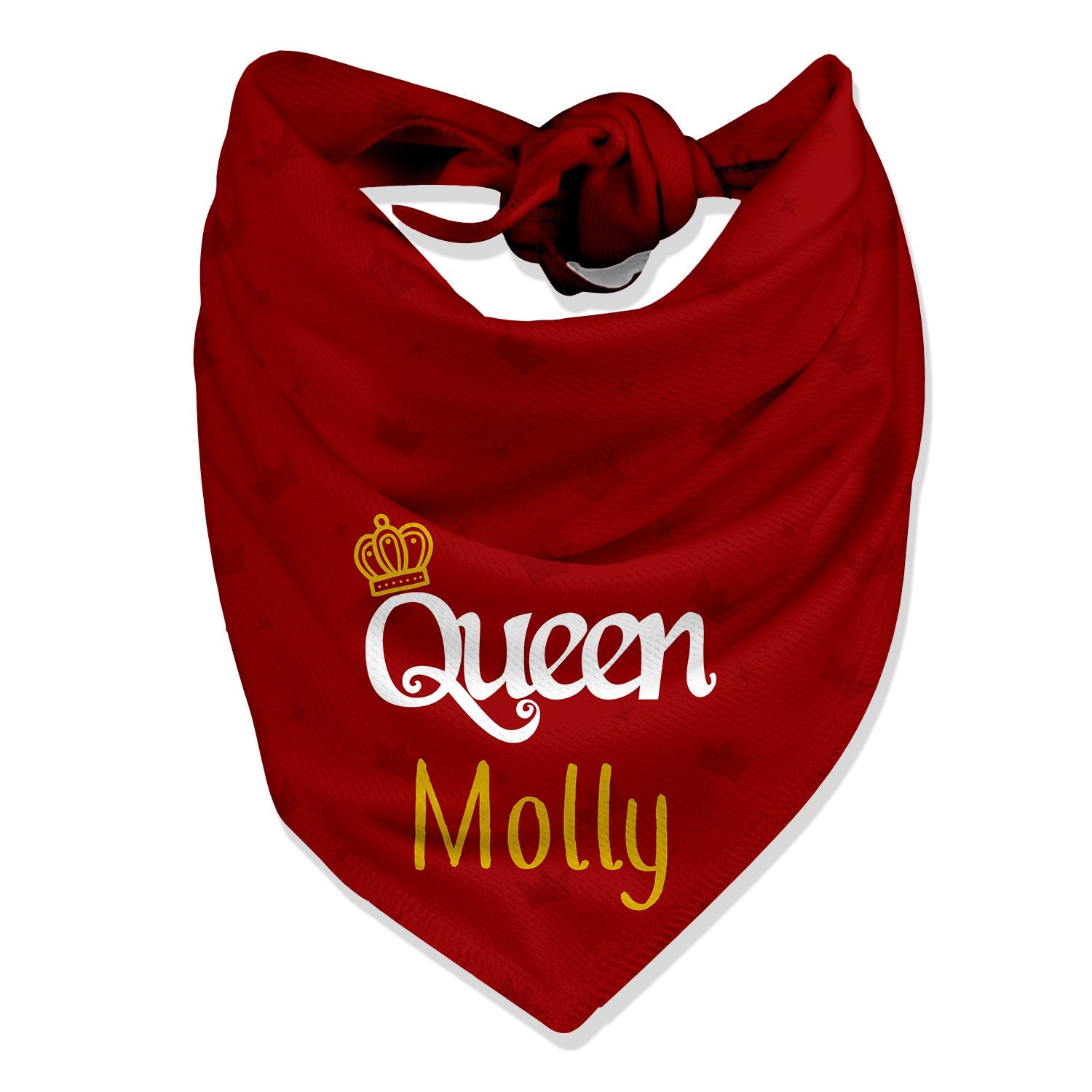 queen name dog bandana