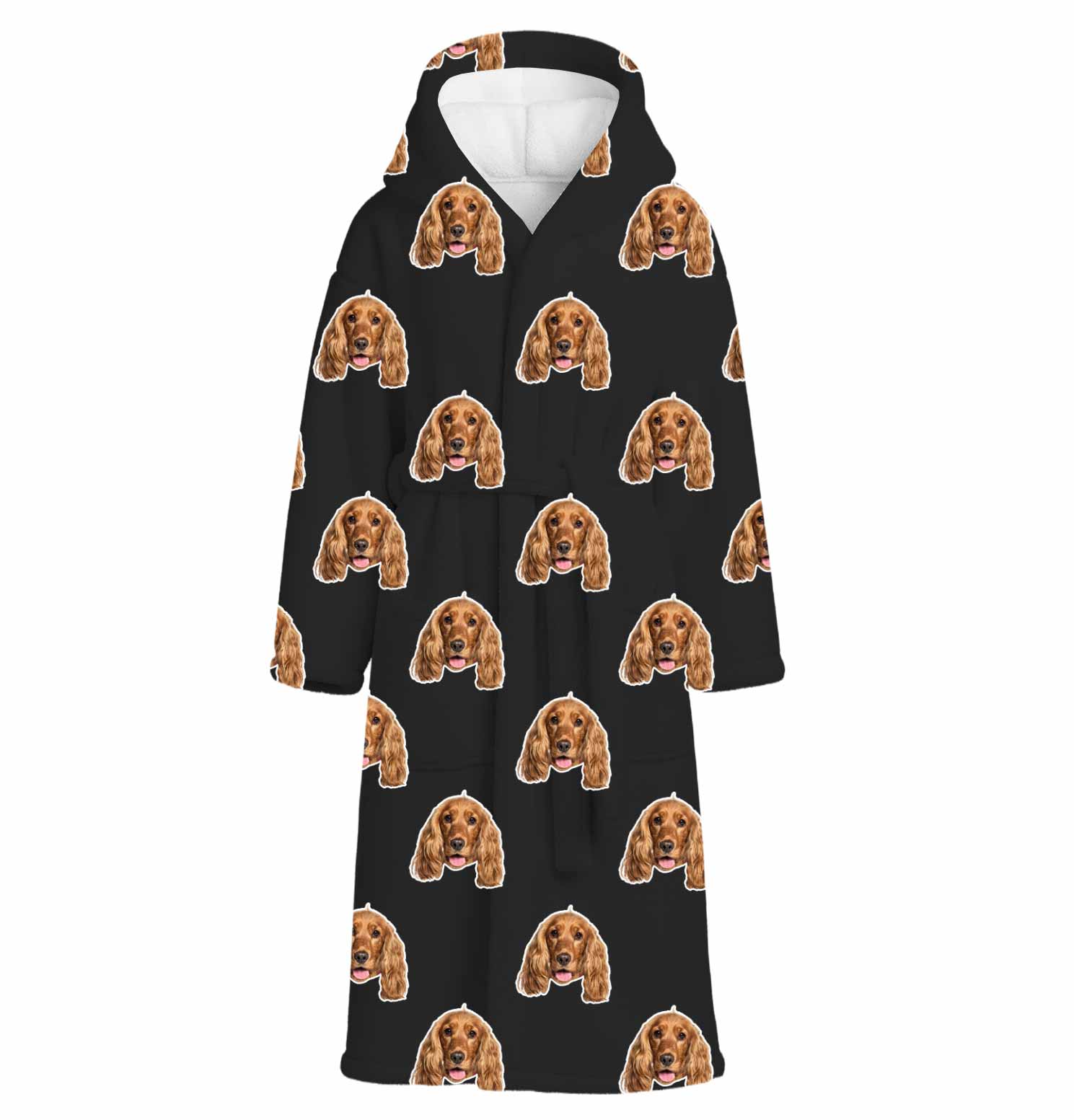 Your Dog's Face Personalized Bathrobe