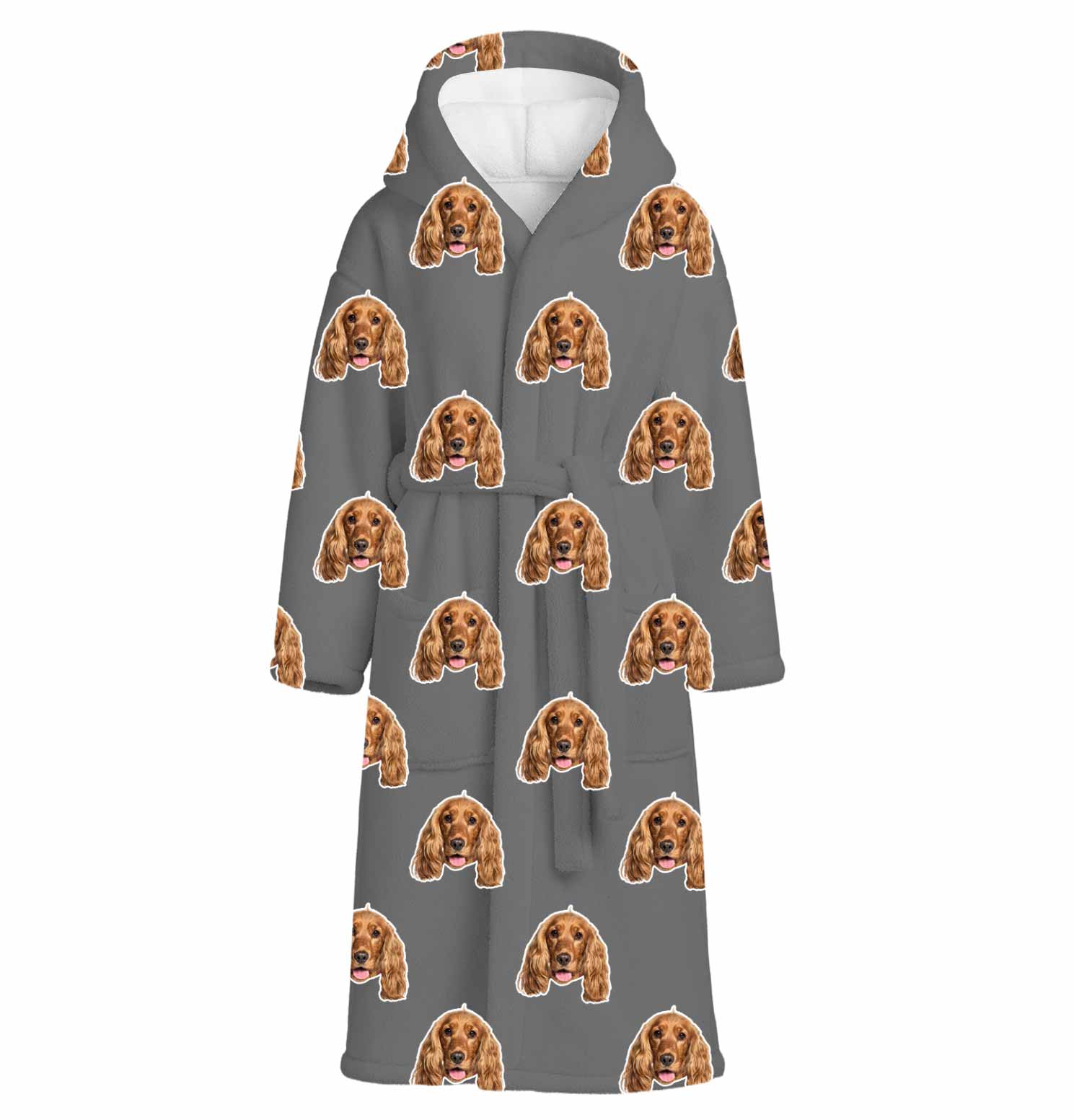 Your Dog's Face Personalized Bathrobe