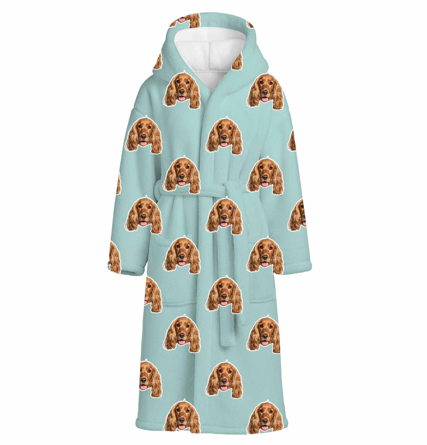 Your Dog's Face Personalized Bathrobe