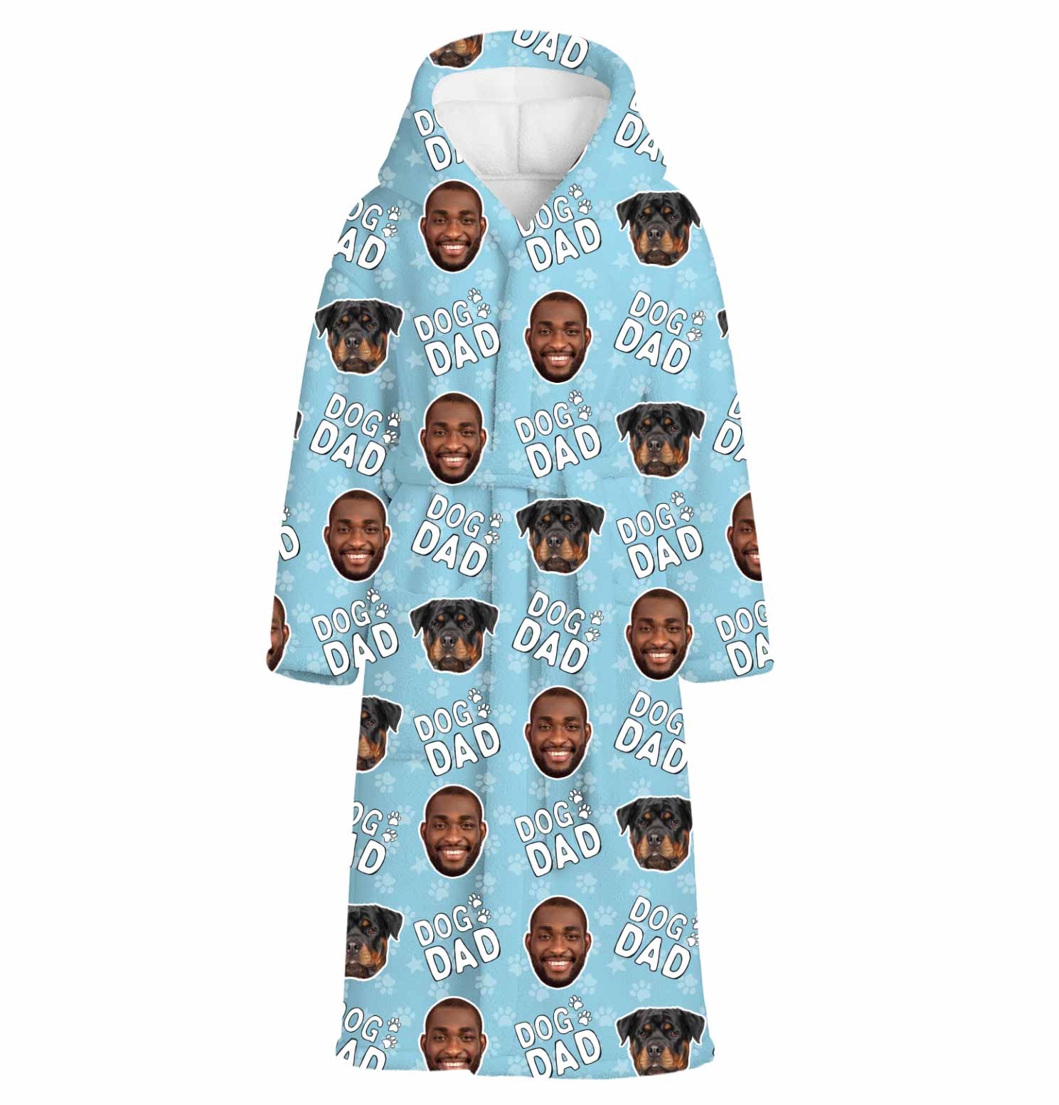 Dog Dad Personalized Bathrobe