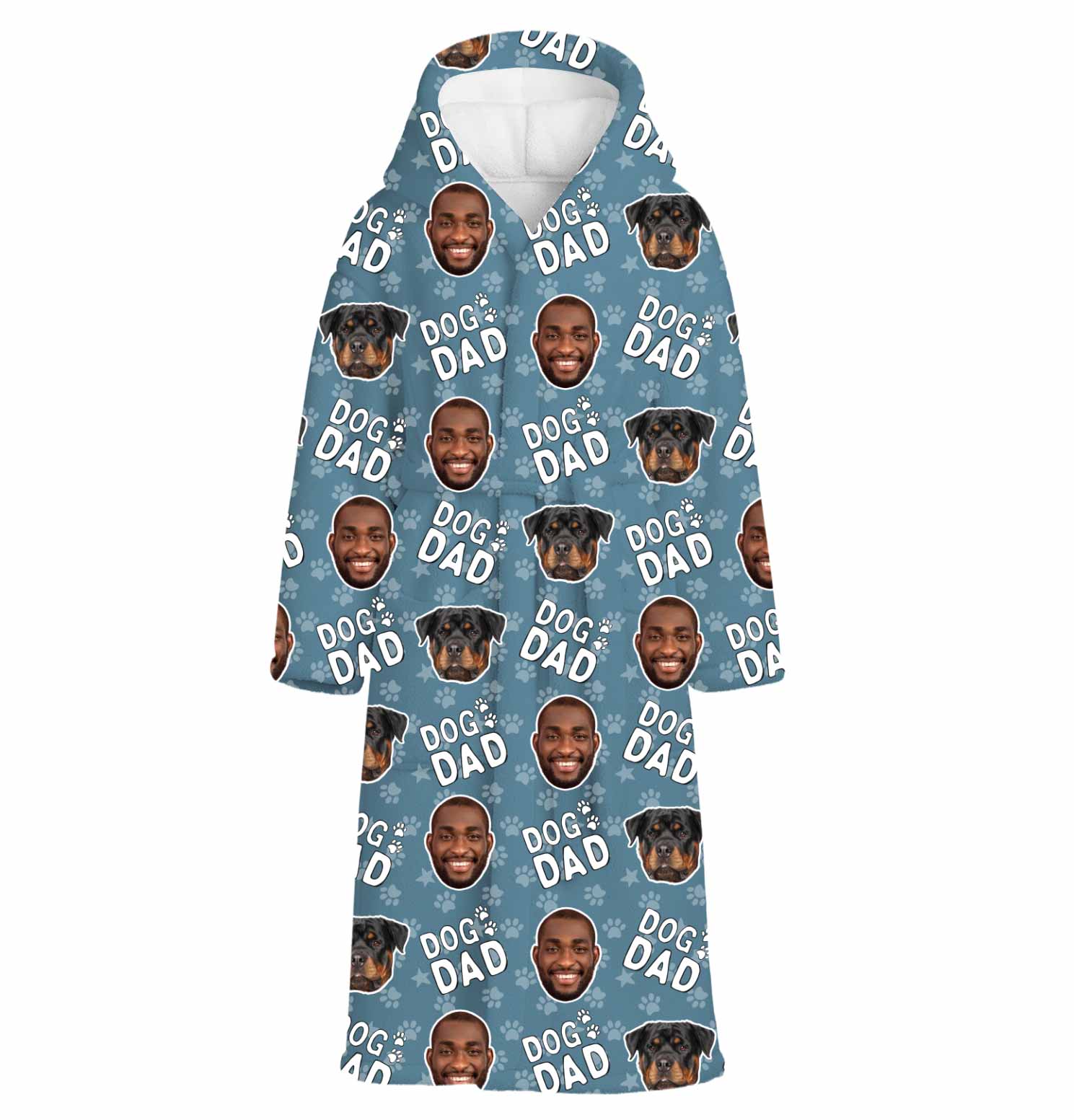 Dog Dad Personalized Bathrobe