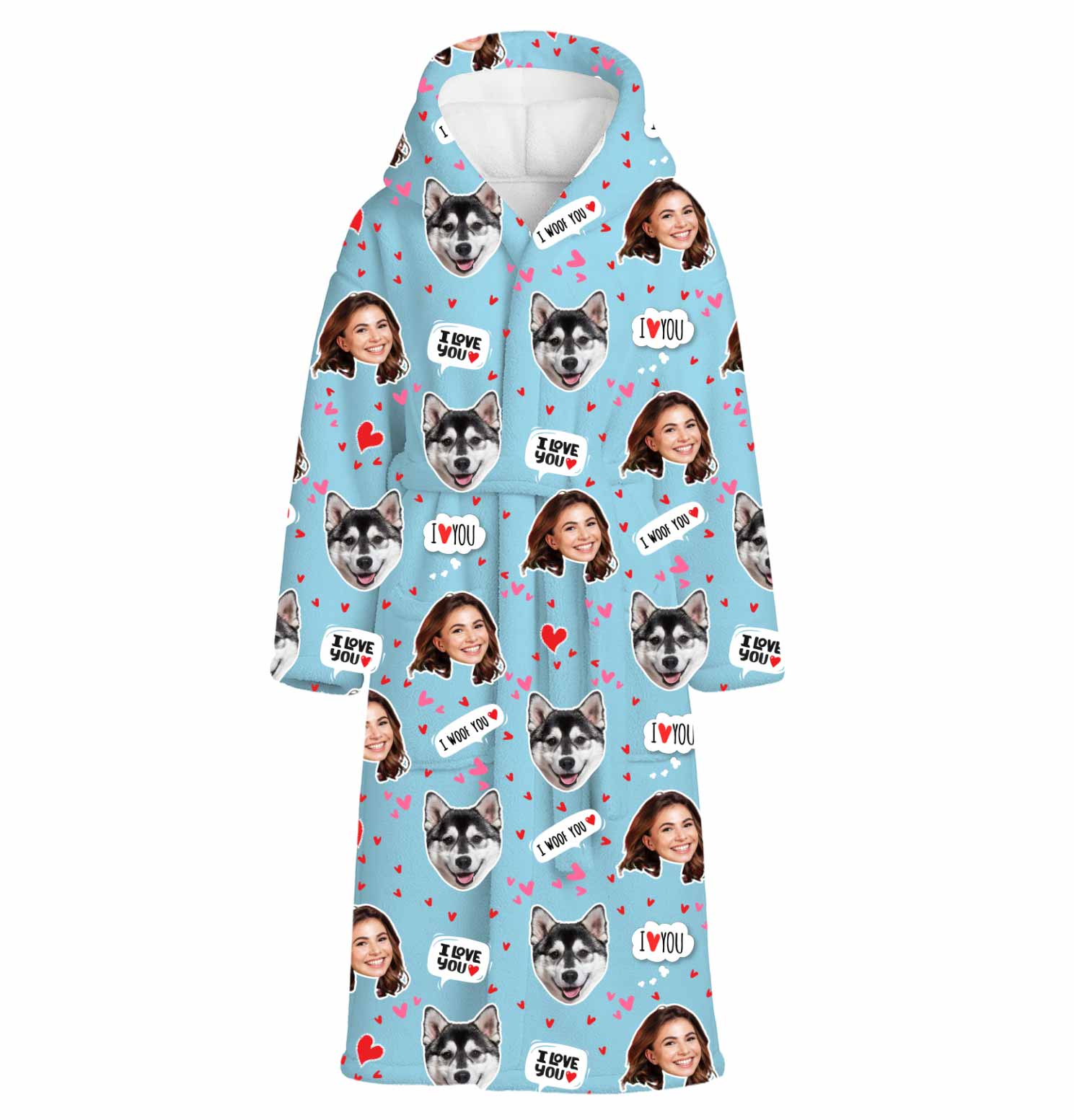 I Woof You Personalized Bathrobe