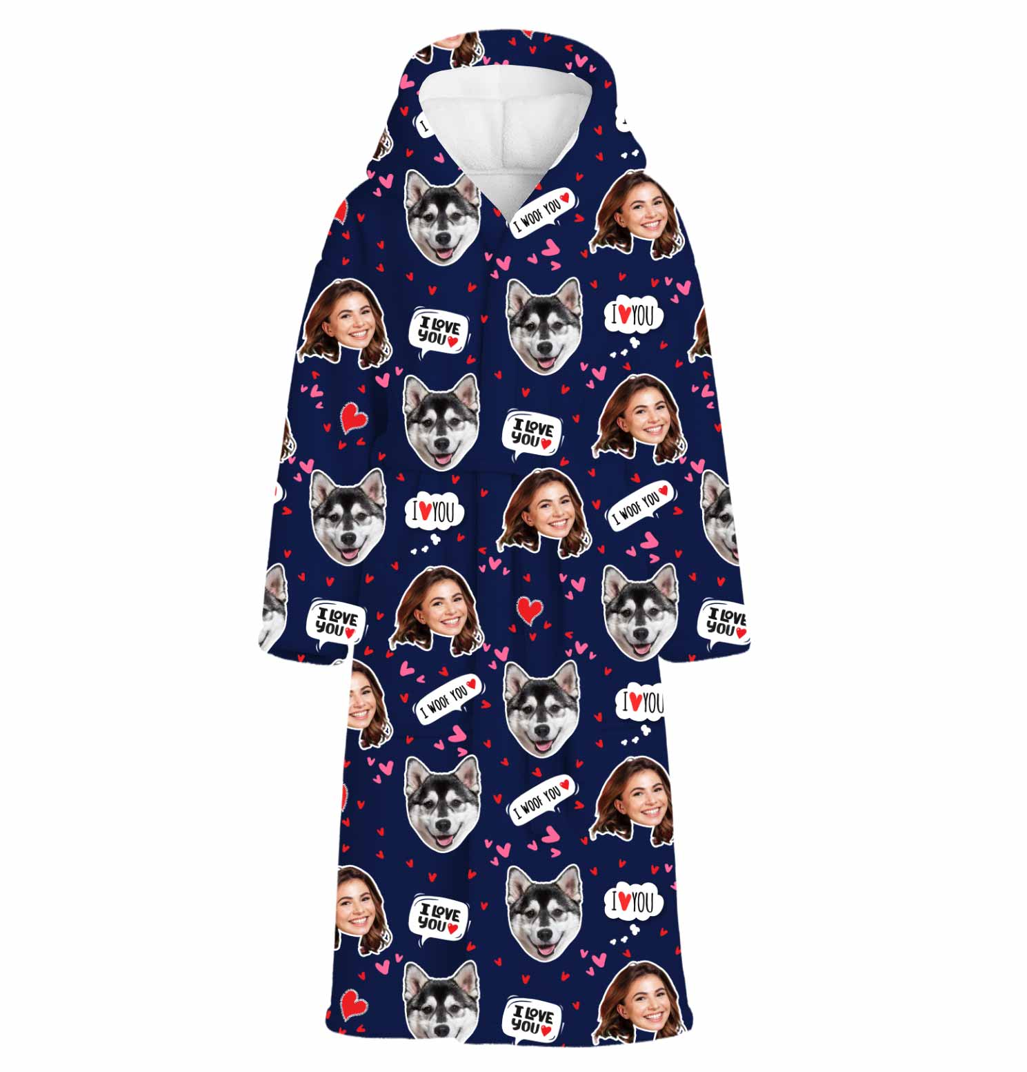 I Woof You Personalized Bathrobe