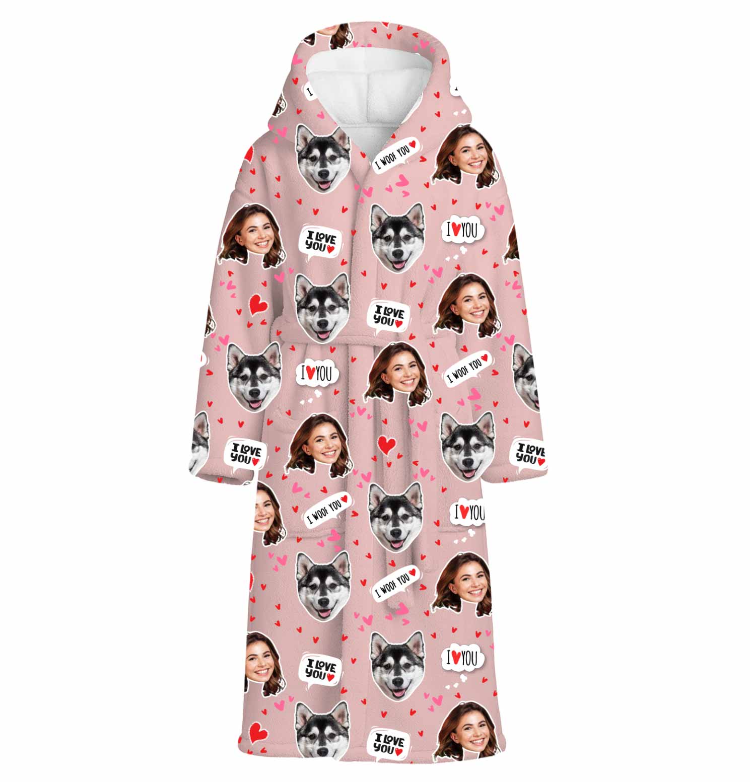 I Woof You Personalized Bathrobe