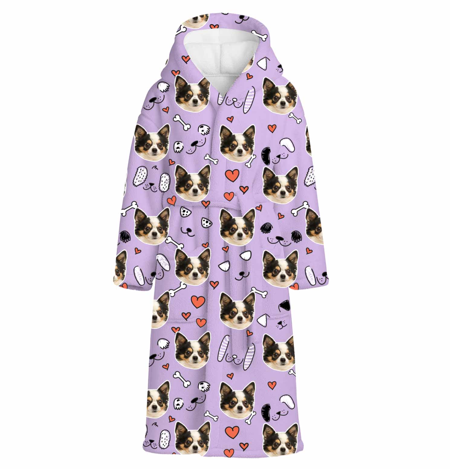 Dog Doodle Personalized Bathrobe