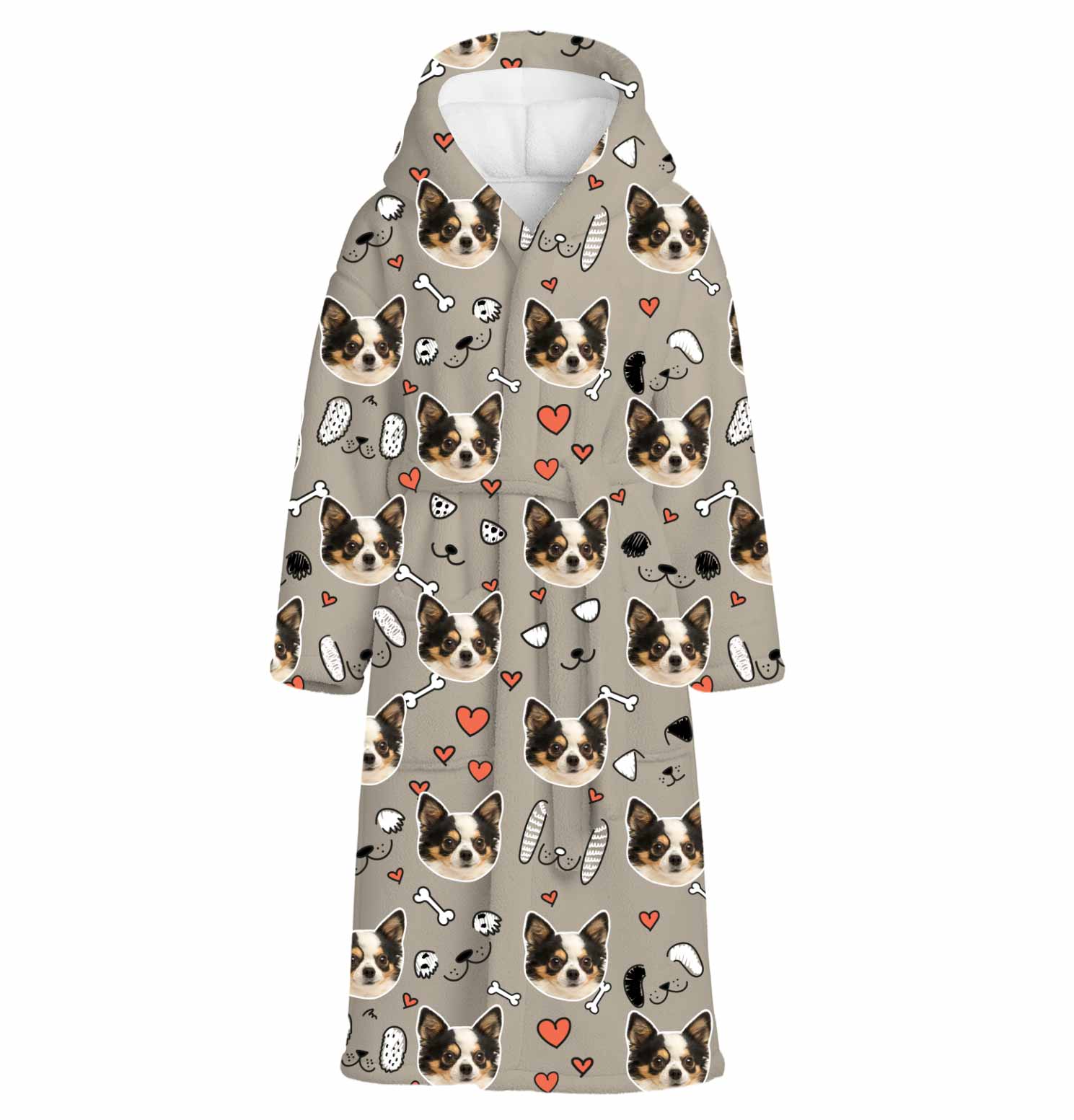 Dog Doodle Personalized Bathrobe