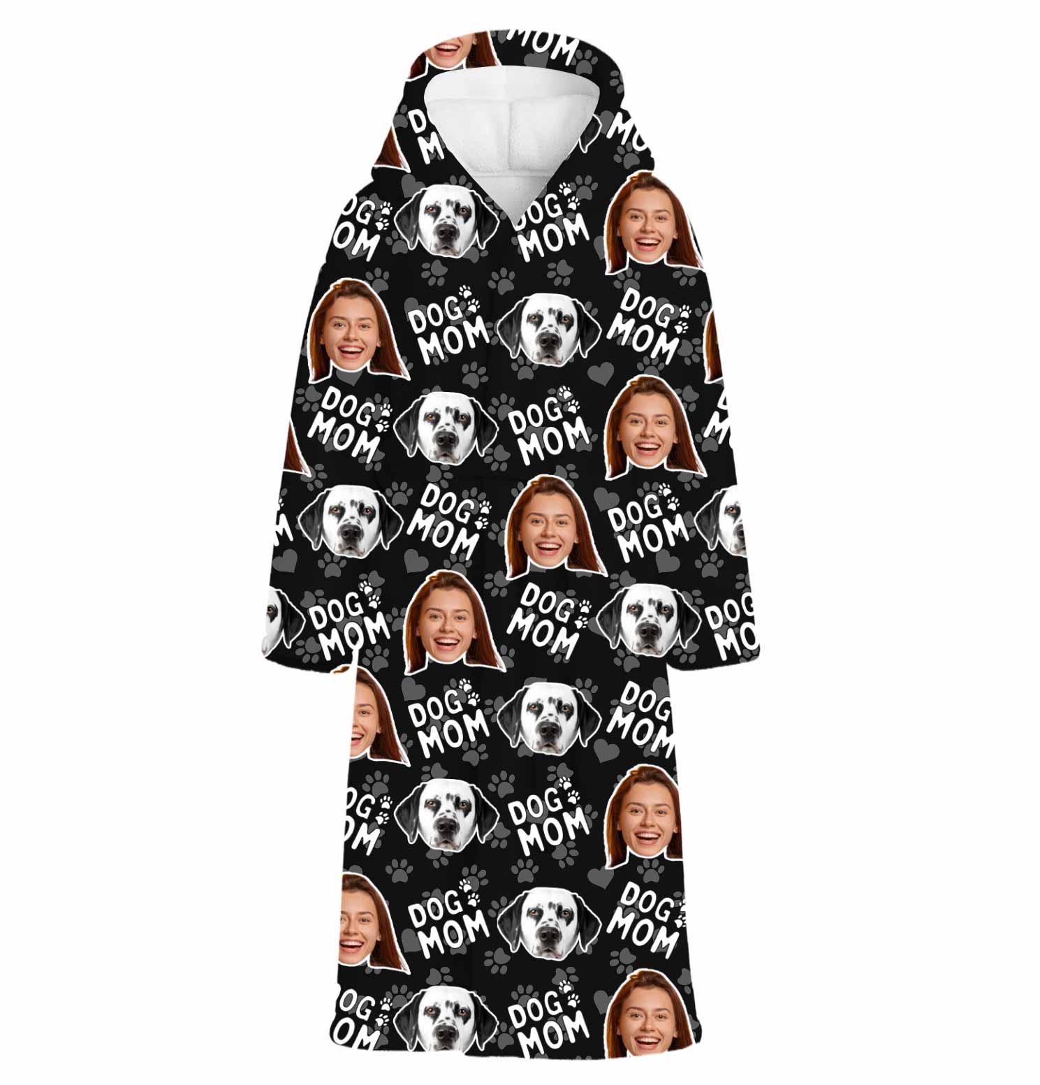 Dog Mom Personalized Bathrobe