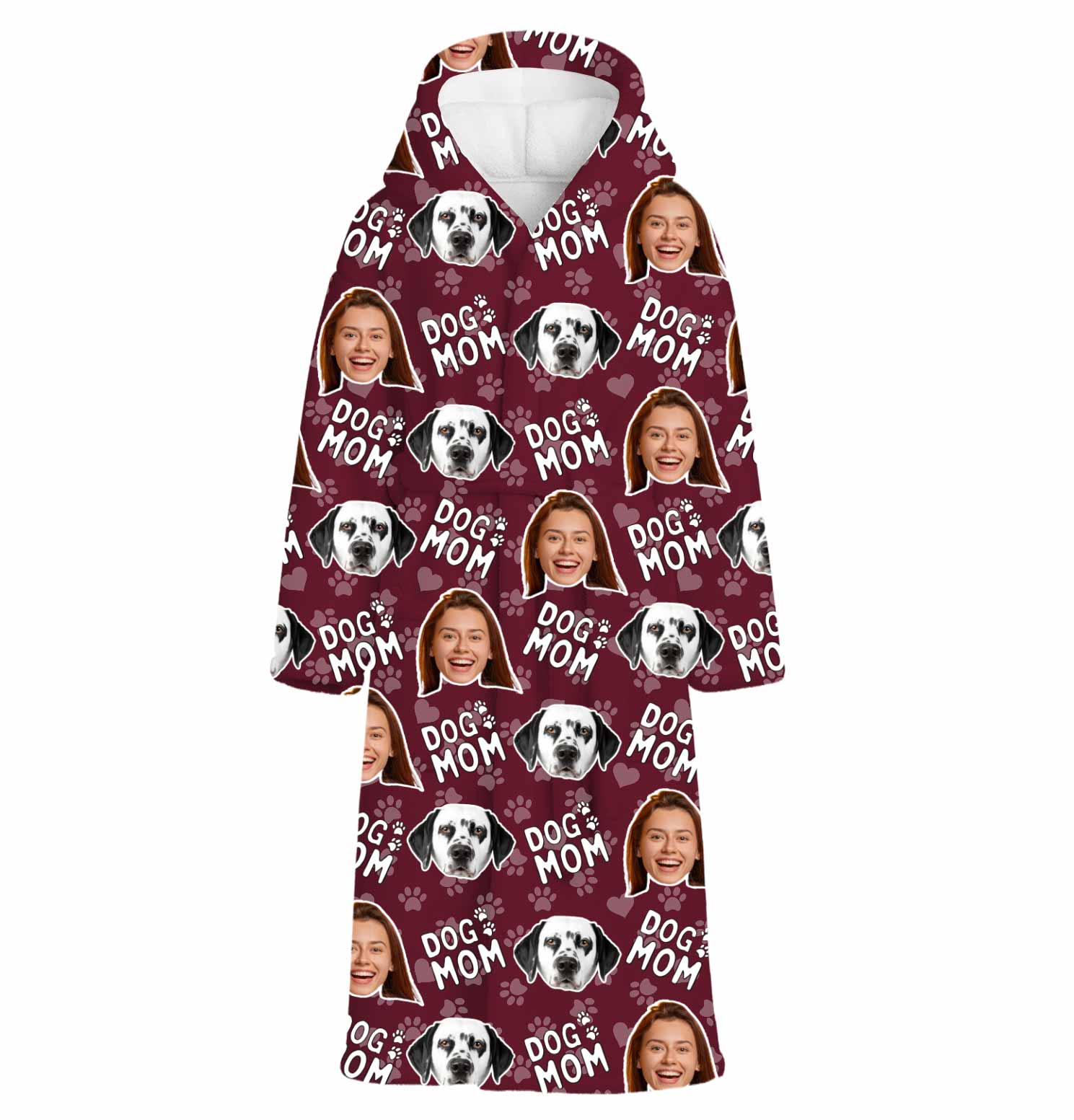Dog Mom Personalized Bathrobe