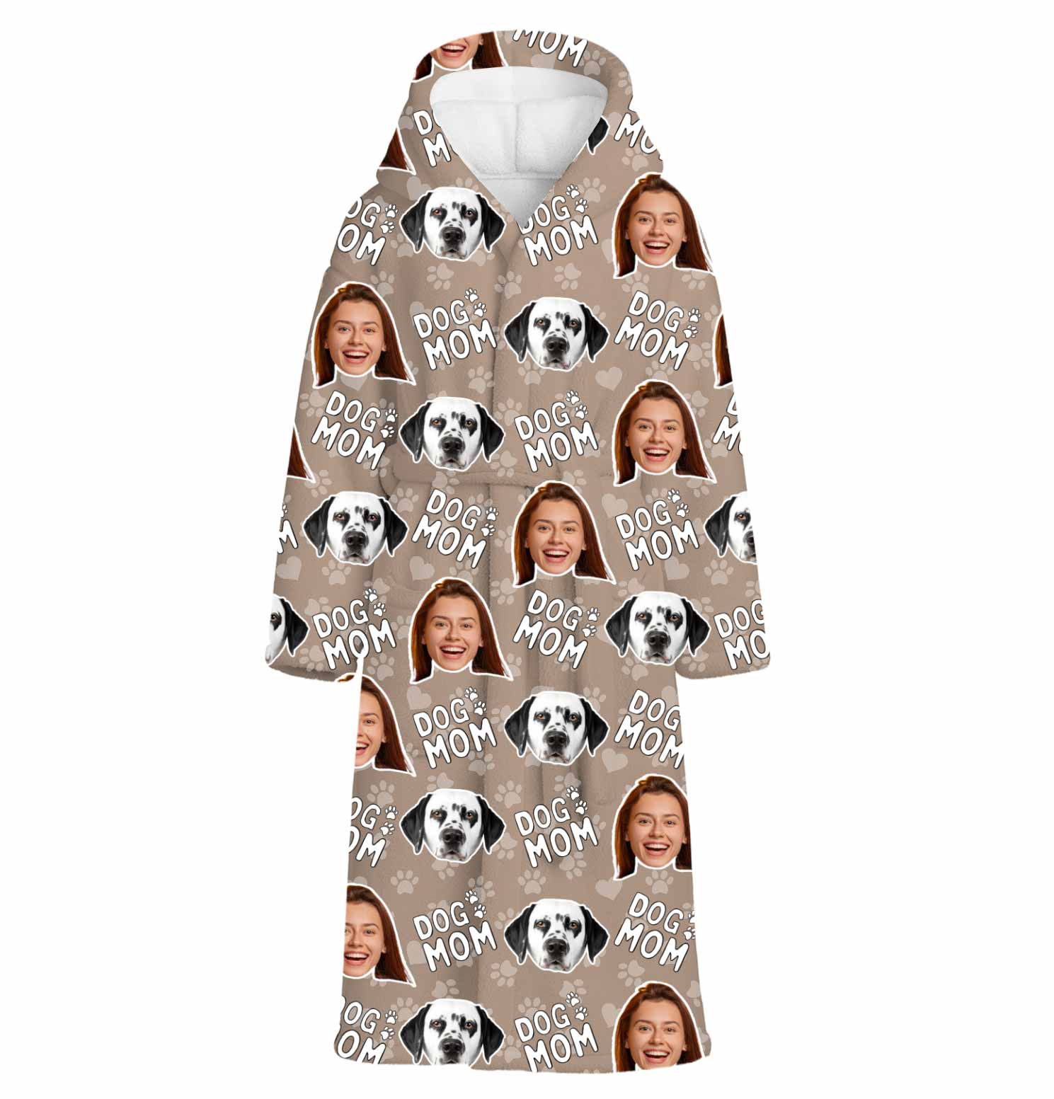 Dog Mom Personalized Bathrobe