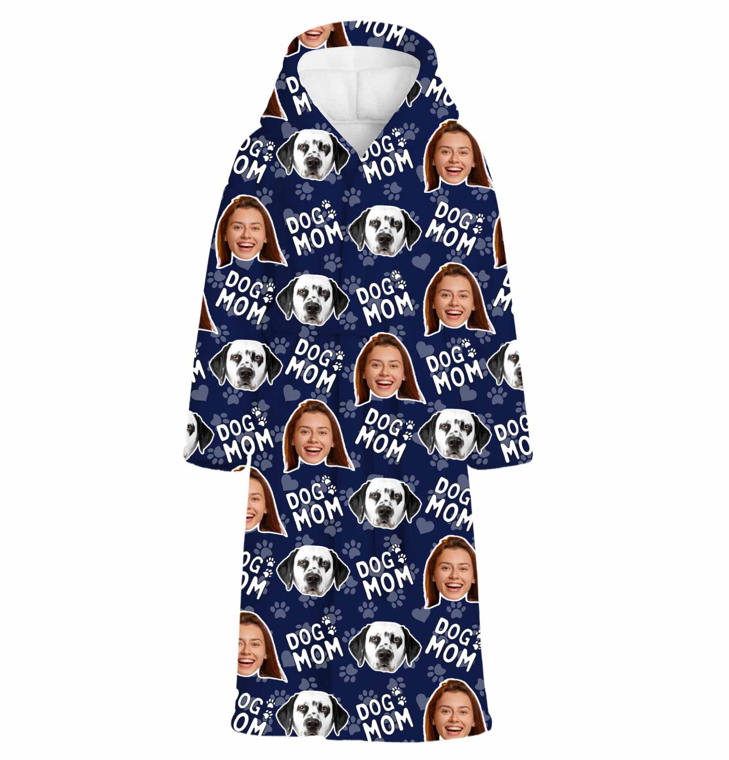 Dog Mom Personalized Bathrobe