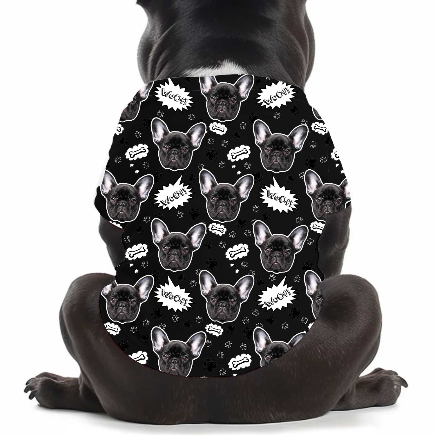 Woof Personalized Dog T Shirt