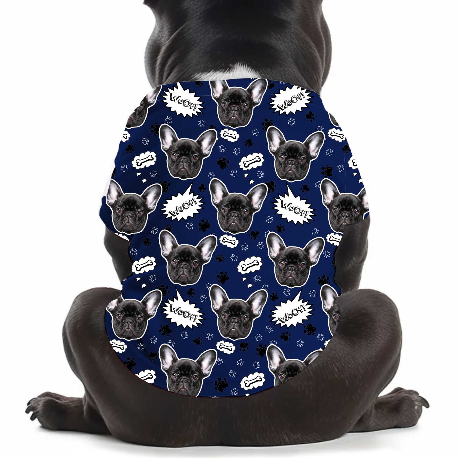 Woof Personalized Dog T Shirt