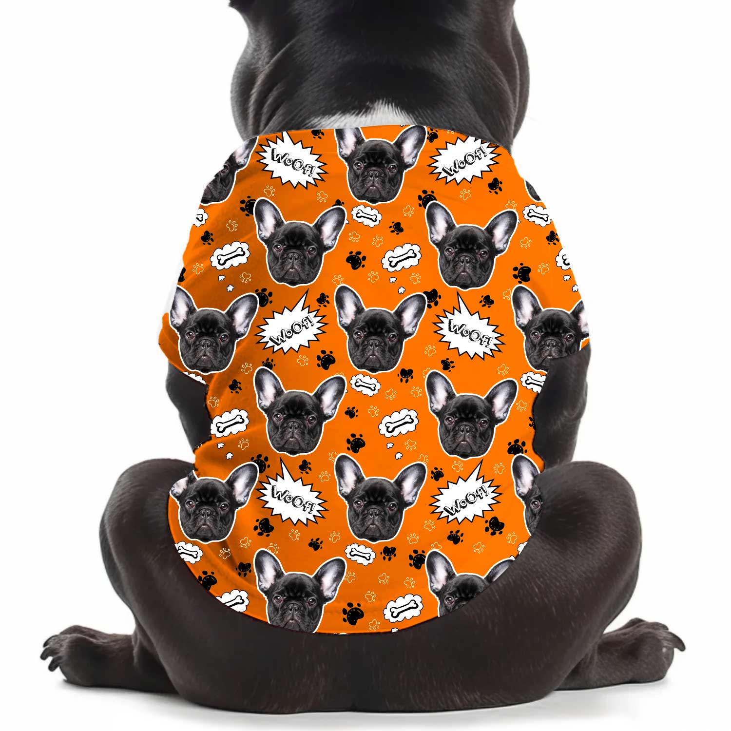 Woof Personalized Dog T Shirt