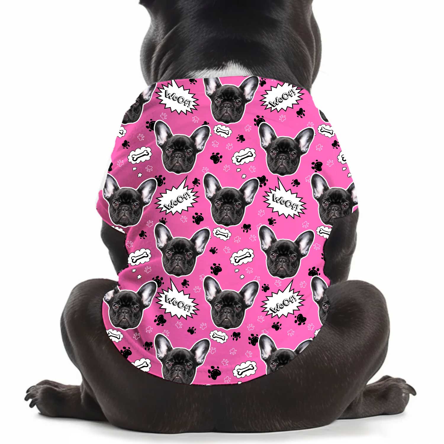 Woof Personalized Dog T Shirt