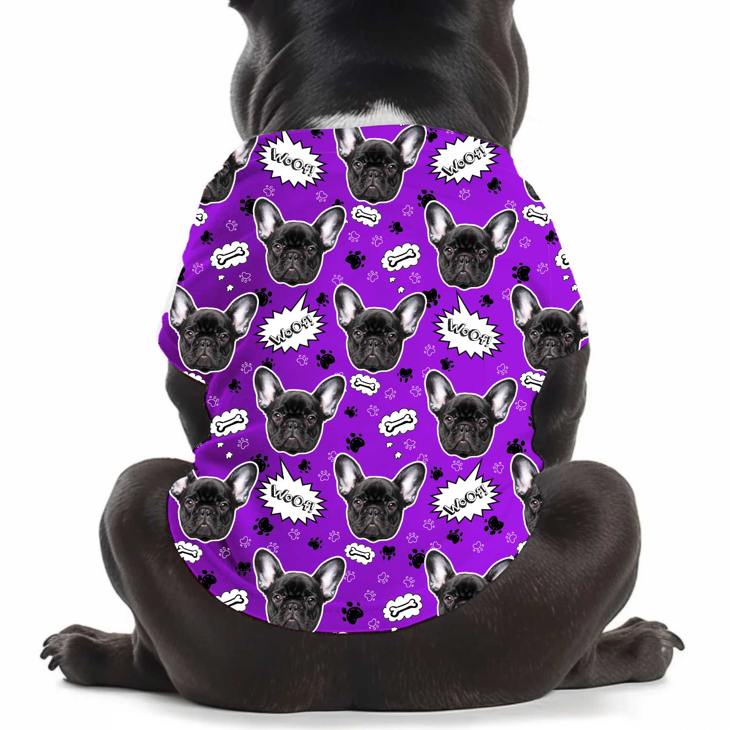 Woof Personalized Dog T Shirt