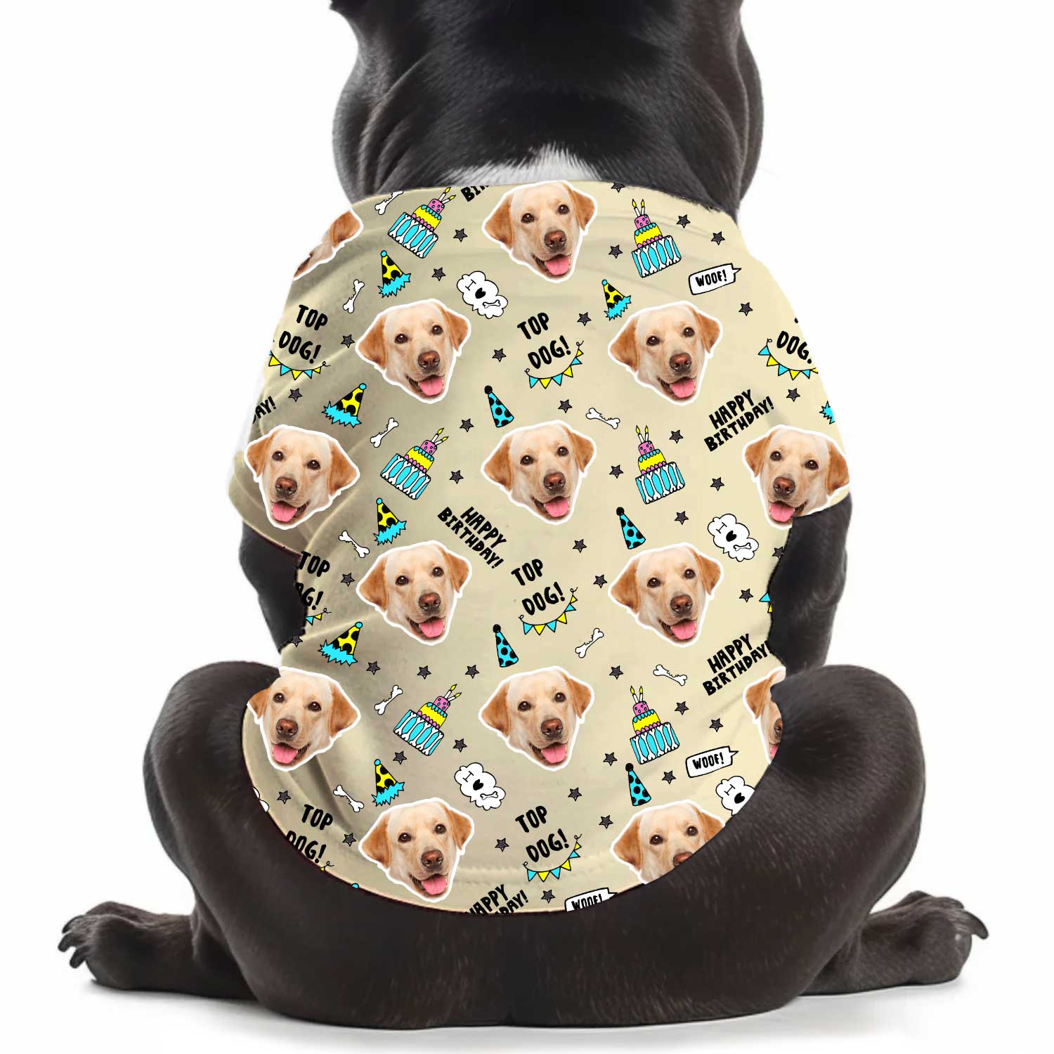 Top Dog Birthday Personalized T Shirt