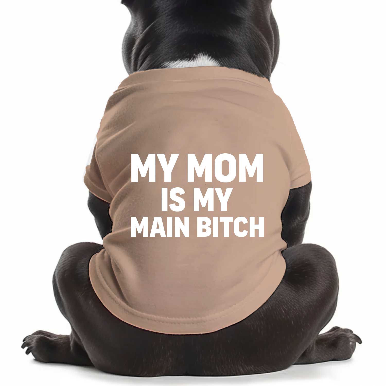 My Mom Is My Main Bitch Dog T Shirt